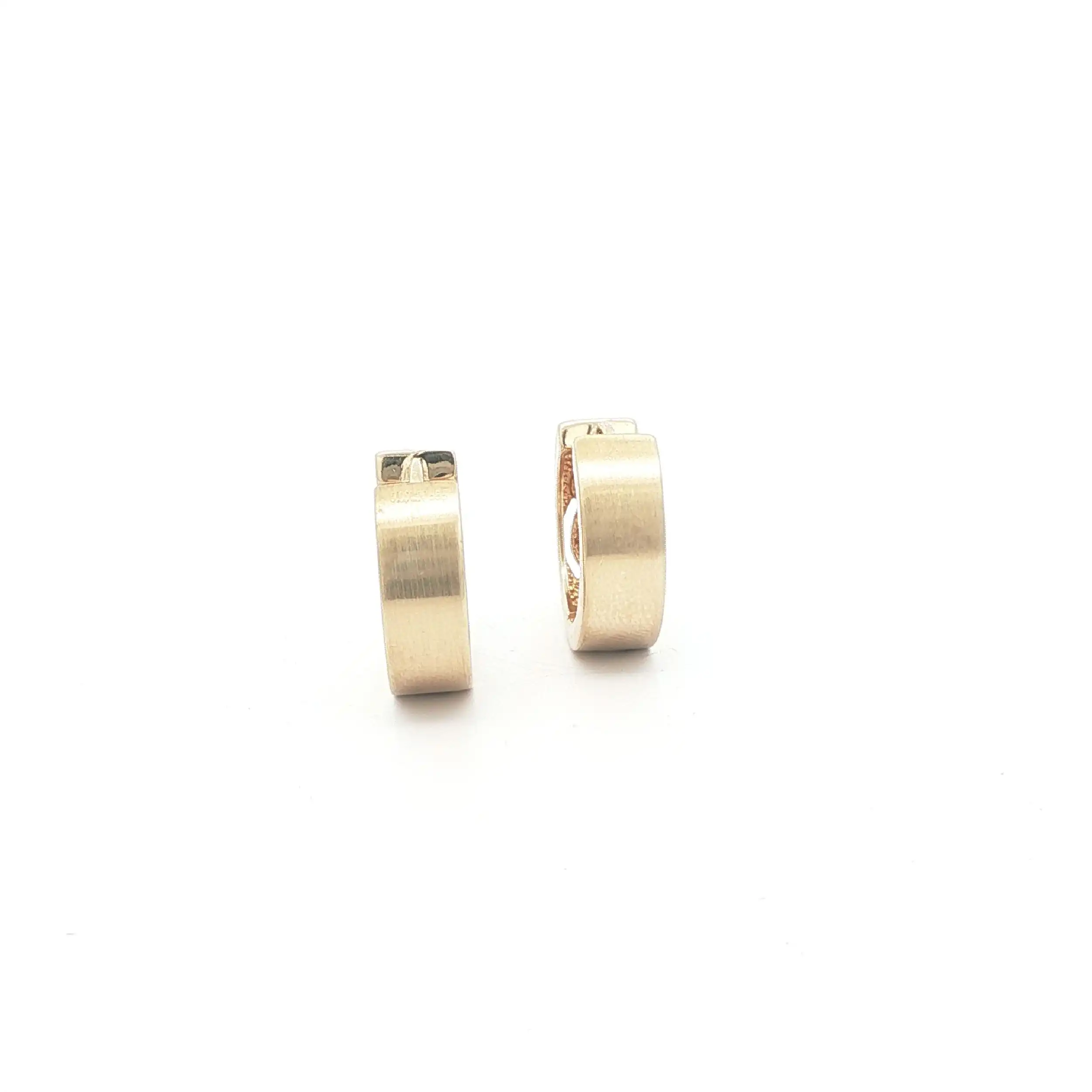 Creolen Gelbgold mit Zirkonia