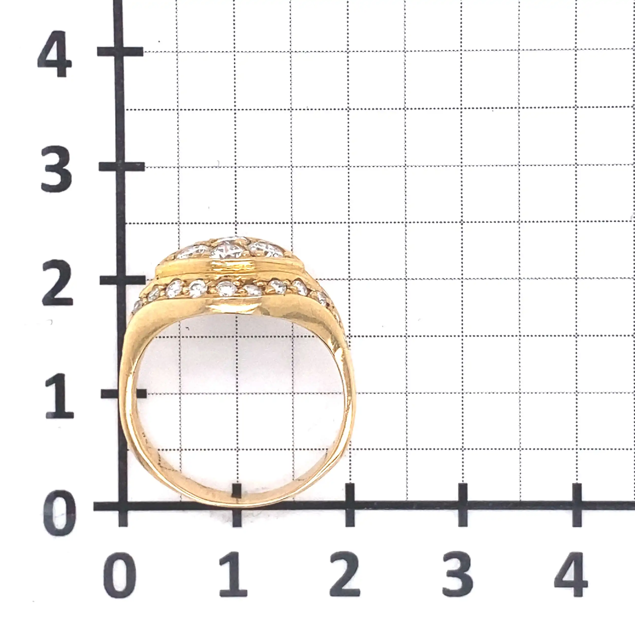 Ring Gelbgold mit Brillanten Ring Gelbgold mit Brillanten
