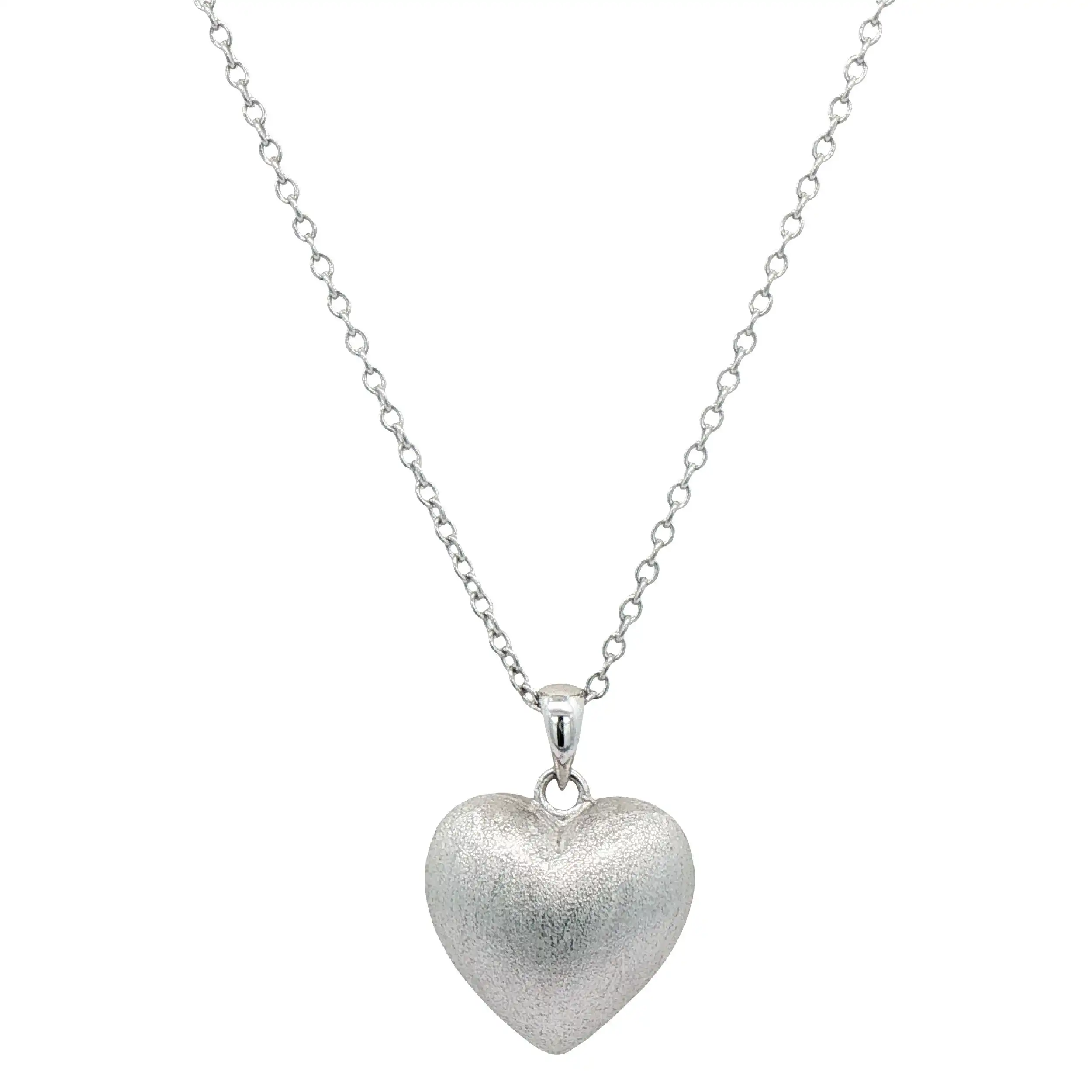 Ankercollier Silber "Herz" mattiert Ankercollier Silber "Herz" mattiert