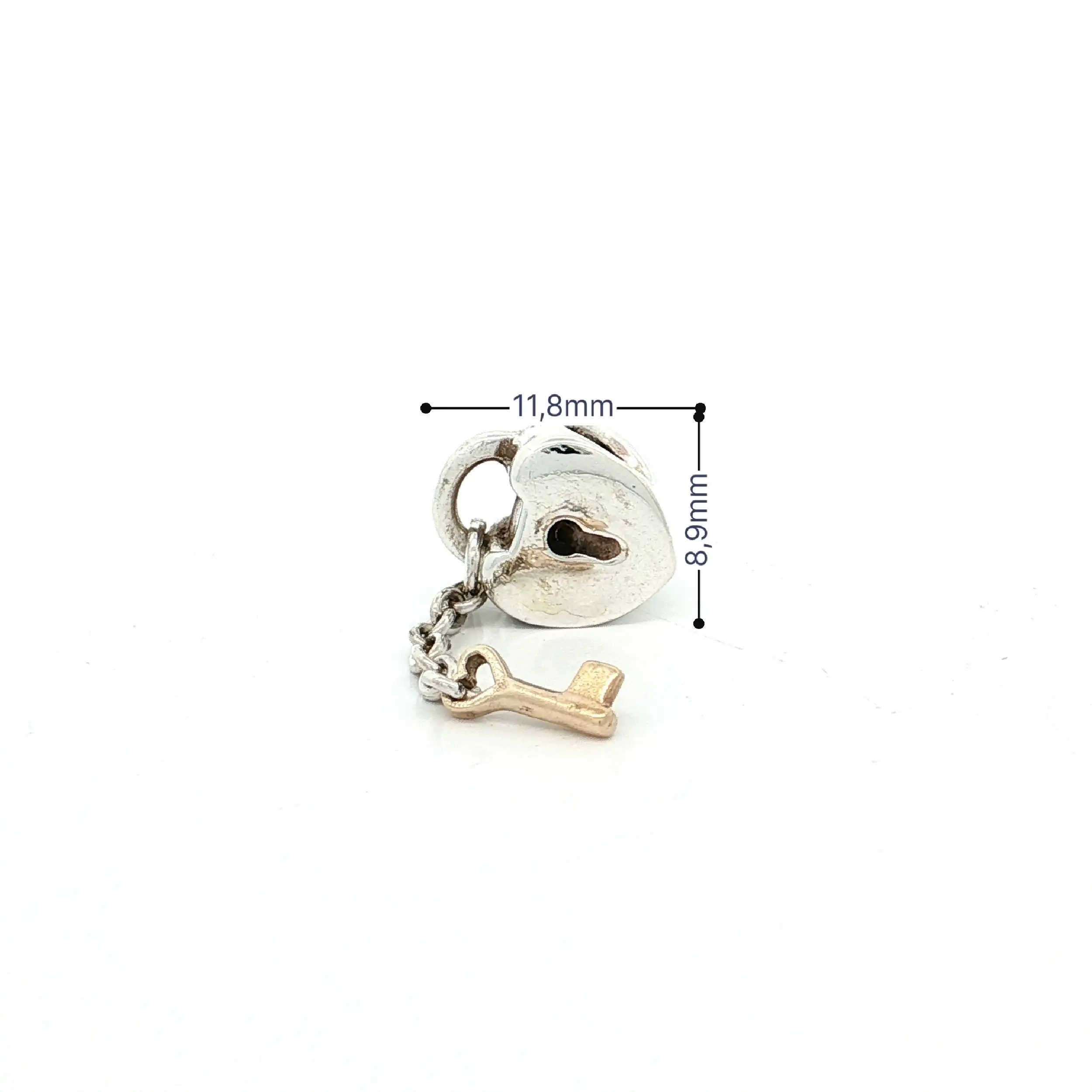 Charm Silber "Herz mit Schlüssel" Pandora Charm Silber "Herz mit Schlüssel" Pandora