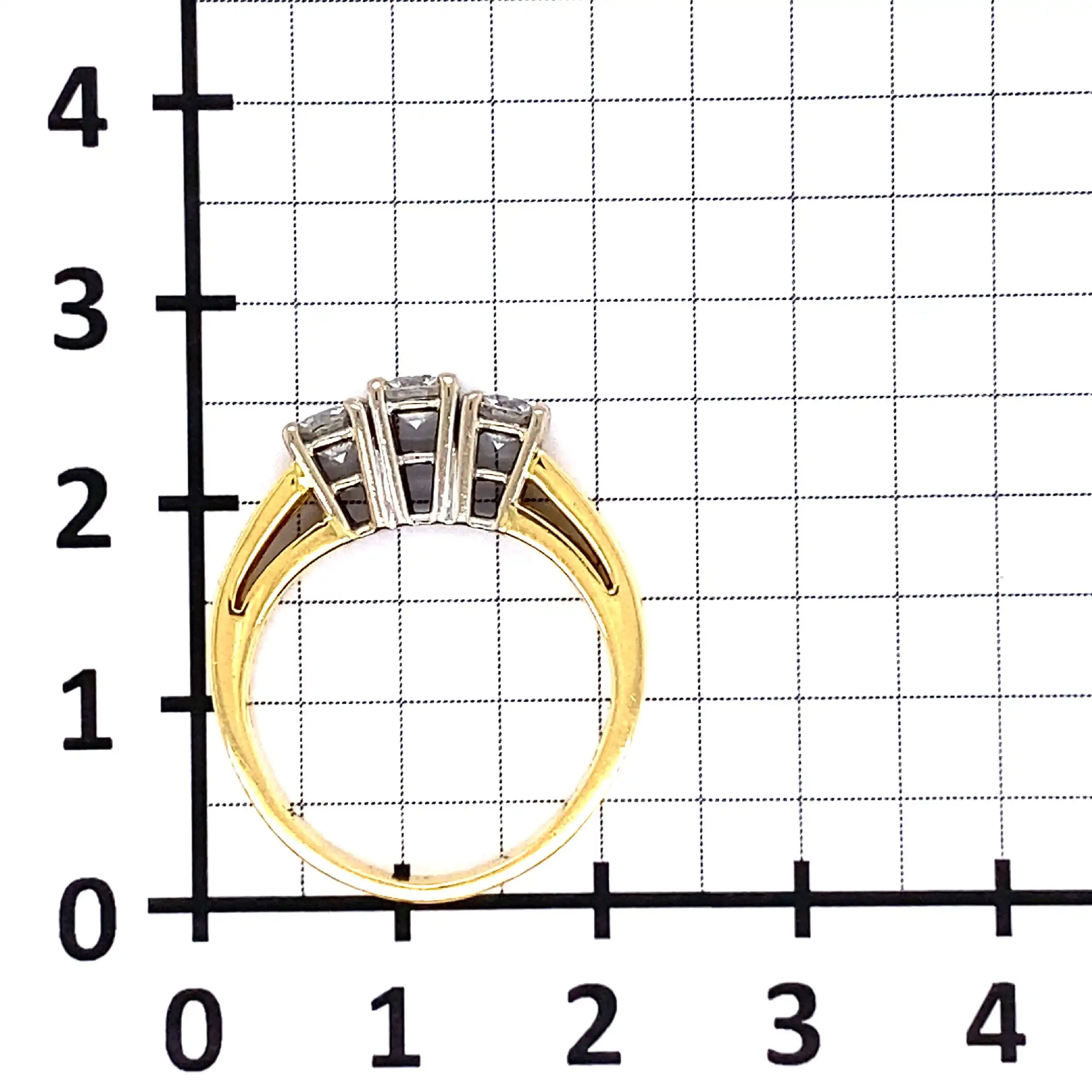 Ring Bicolor mit Brillanten