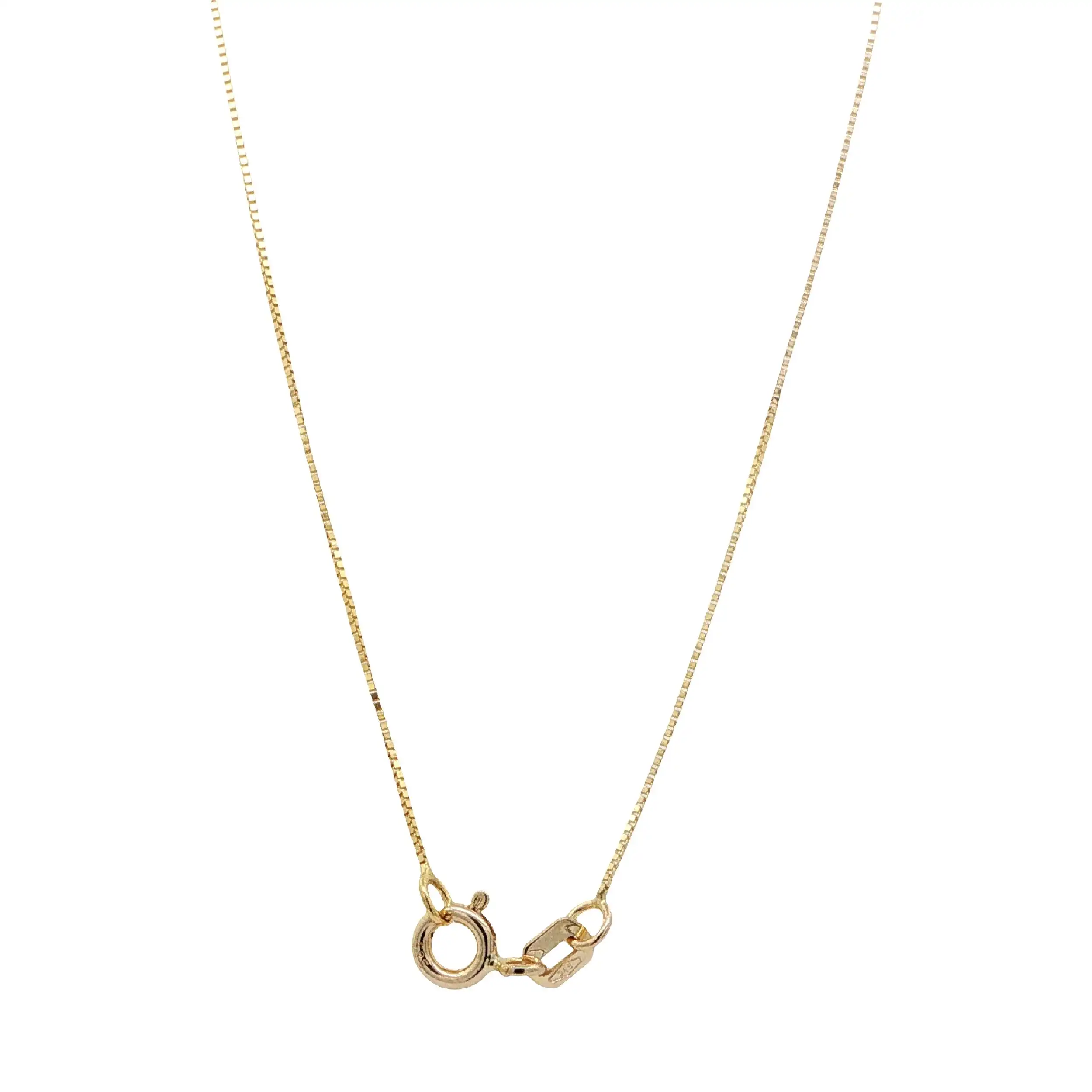 Venezianerkette Gelbgold mit Anhänger & Brillant