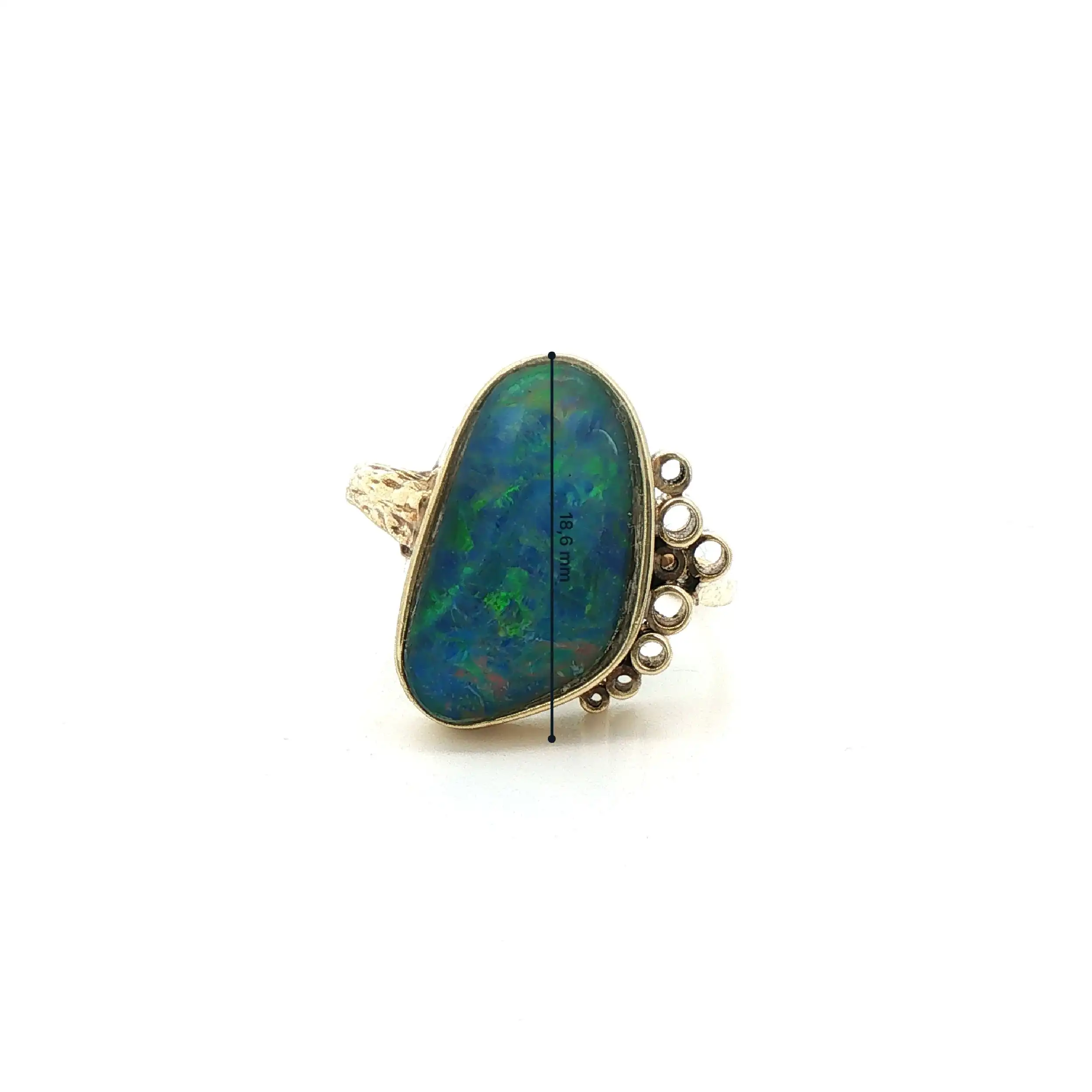 Ring Gelbgold mit Opal