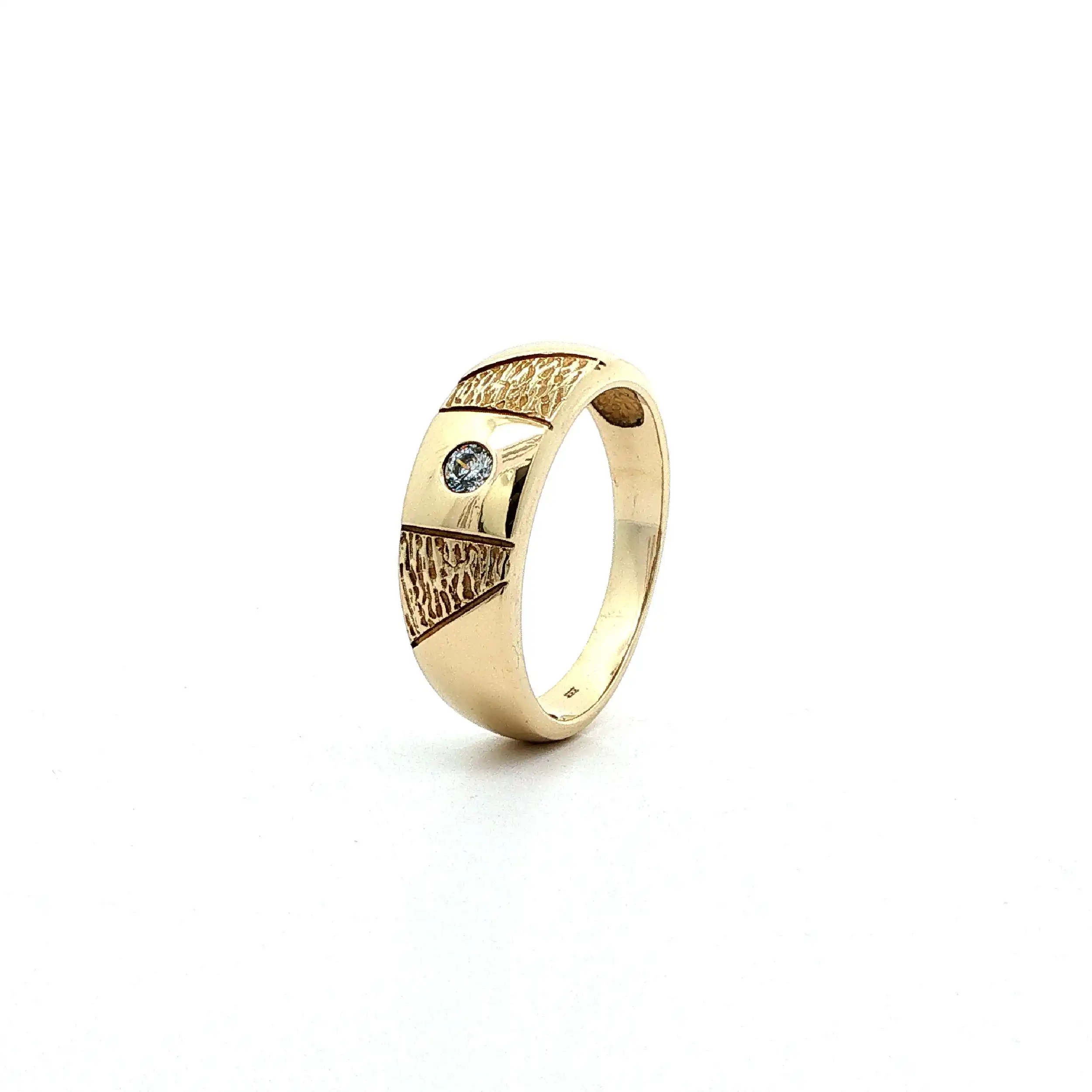 Ring Gelbgold mit Zirkonia