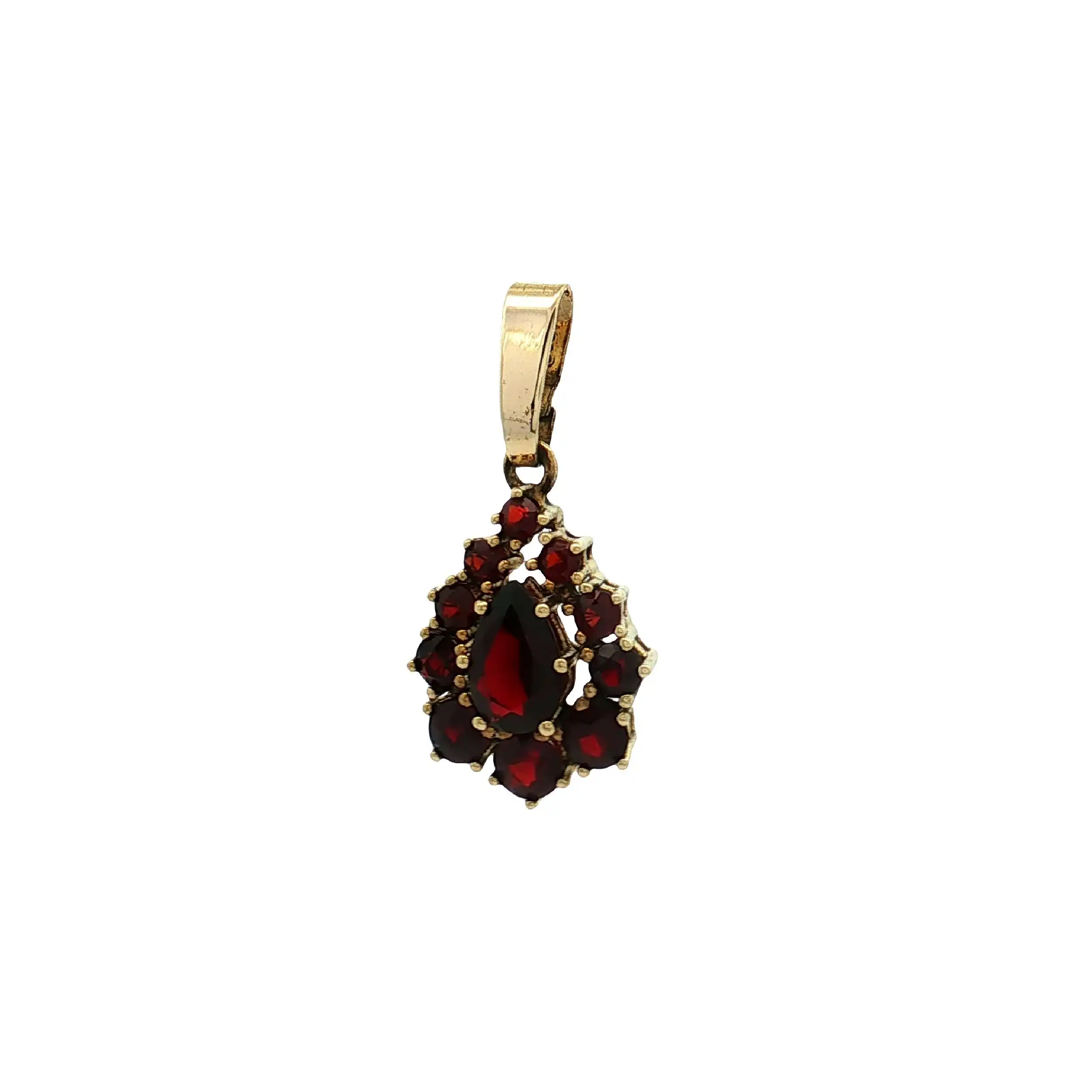 Anhänger Gelbgold mit Granat Anhänger Gelbgold mit Granat