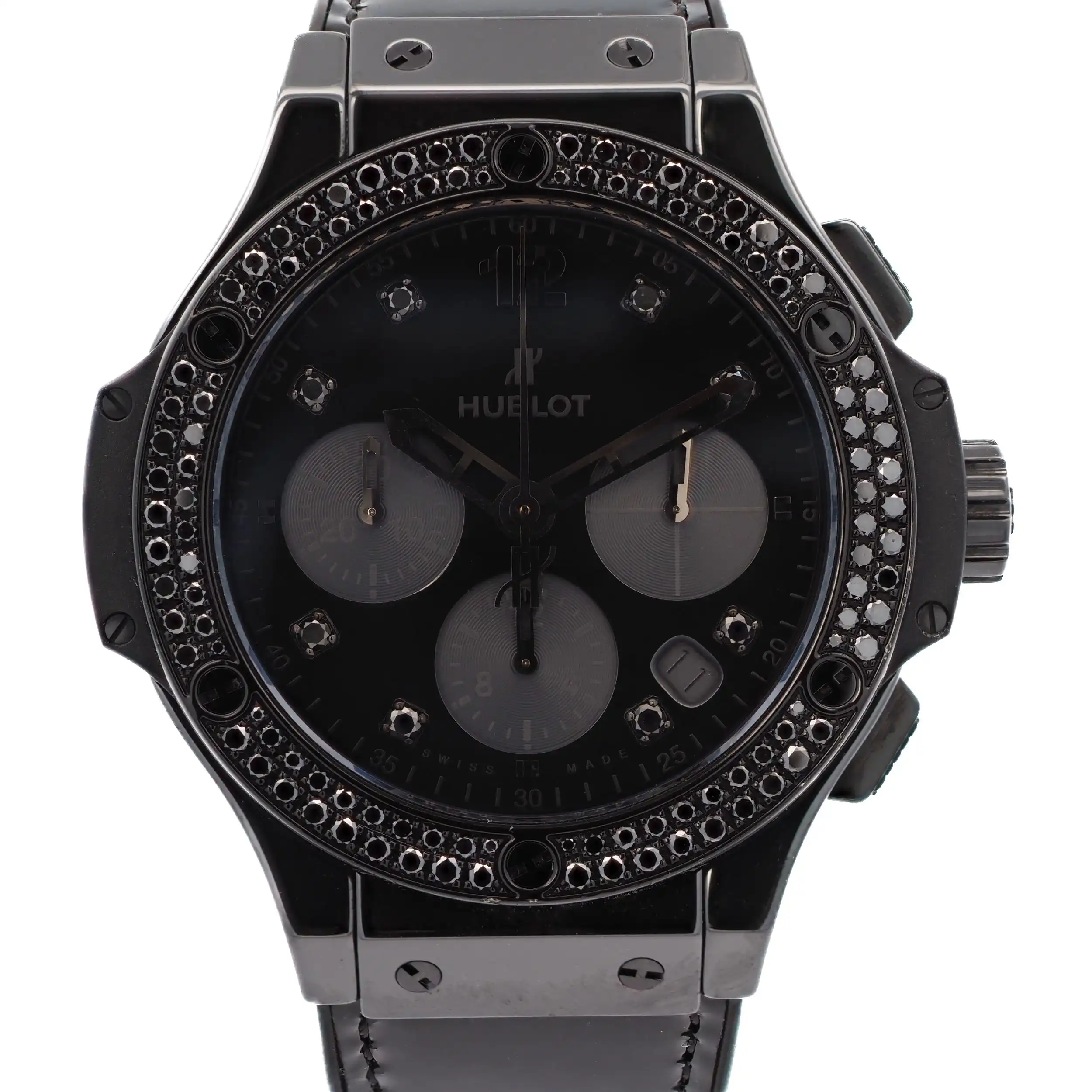 Herrenuhr Hublot Big Bang Shiny All Black 341.CX.1210.VR.1100