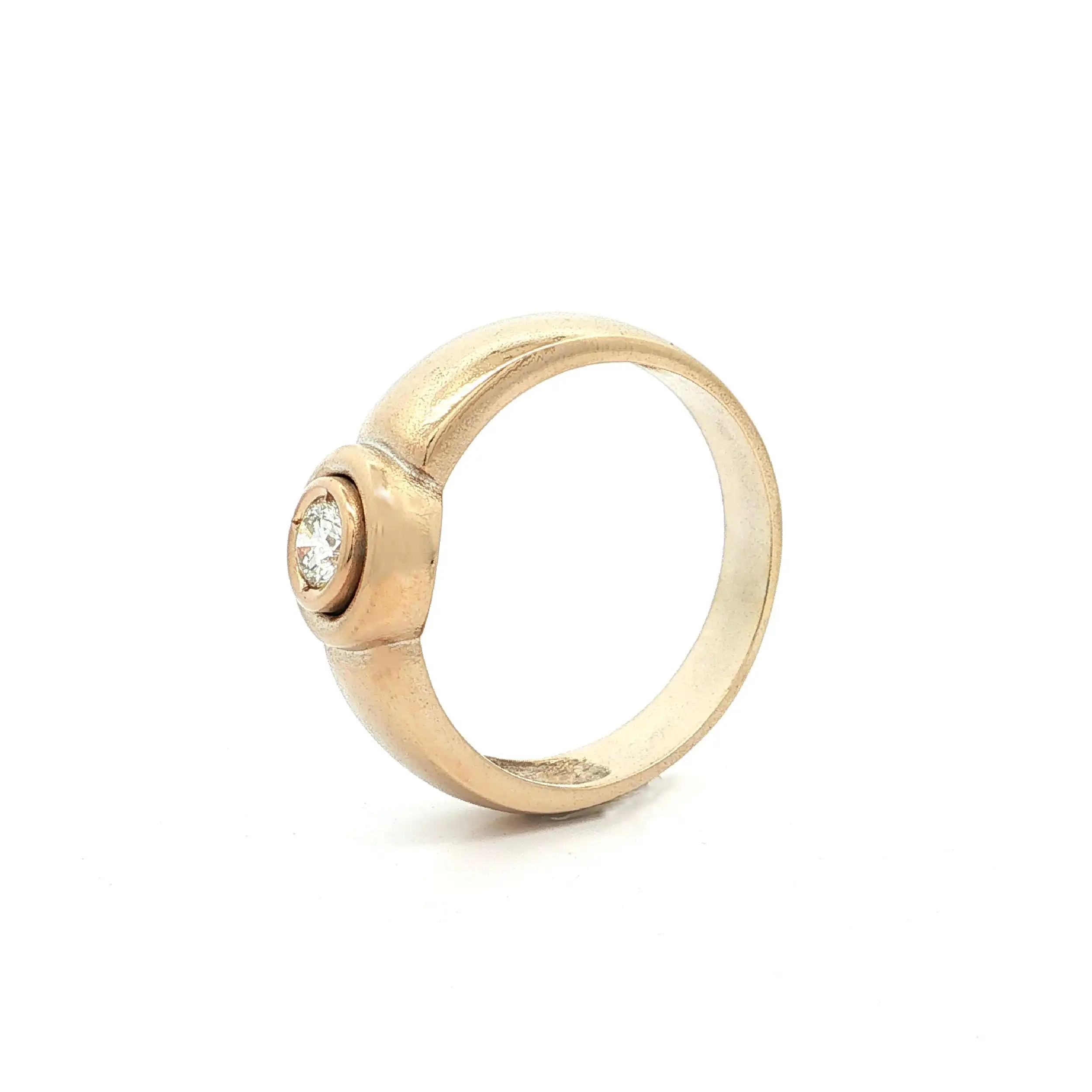 Ring Gelbgold mit Brillant