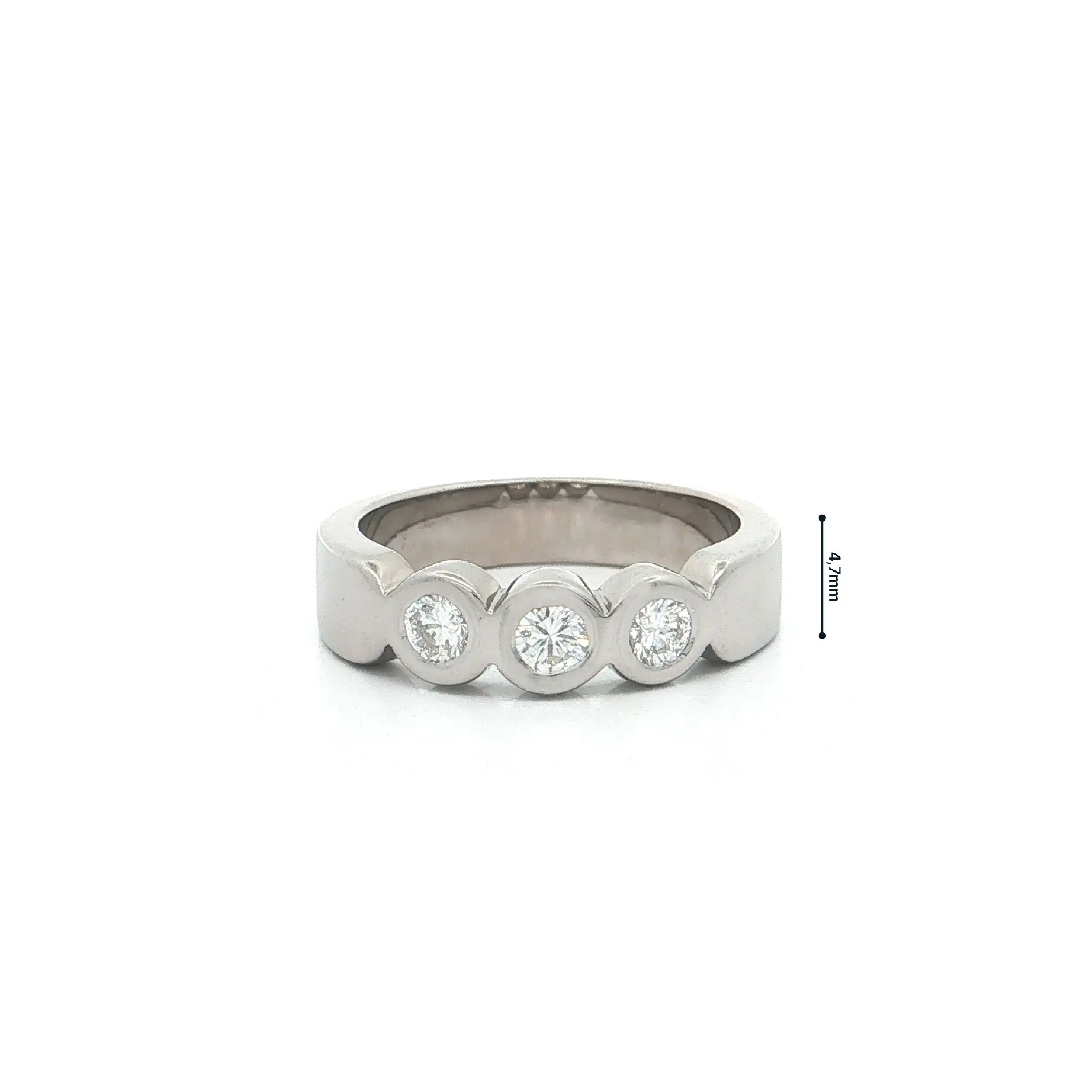 Ring Weißgold mit Brillanten Ring Weißgold mit Brillanten