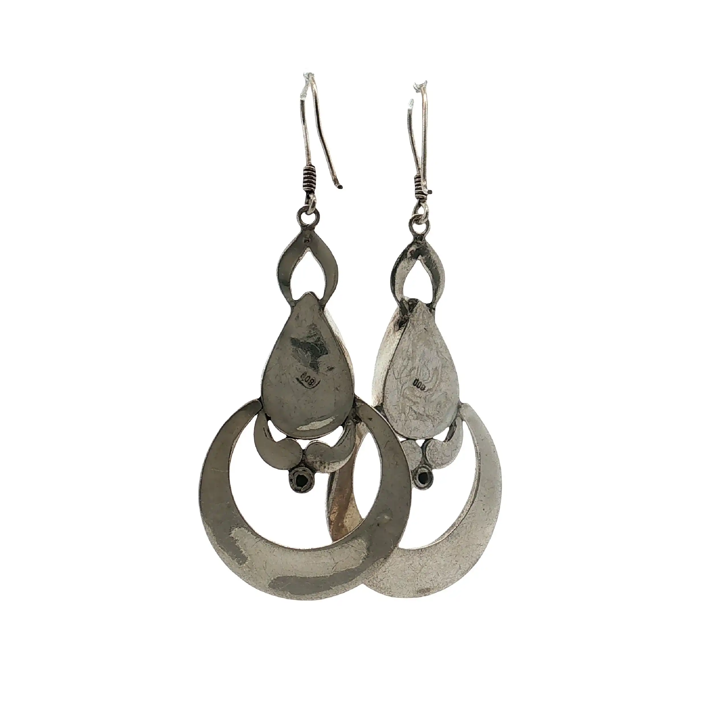 Ohrringe Silber mit Onyx Ohrringe Silber mit Onyx
