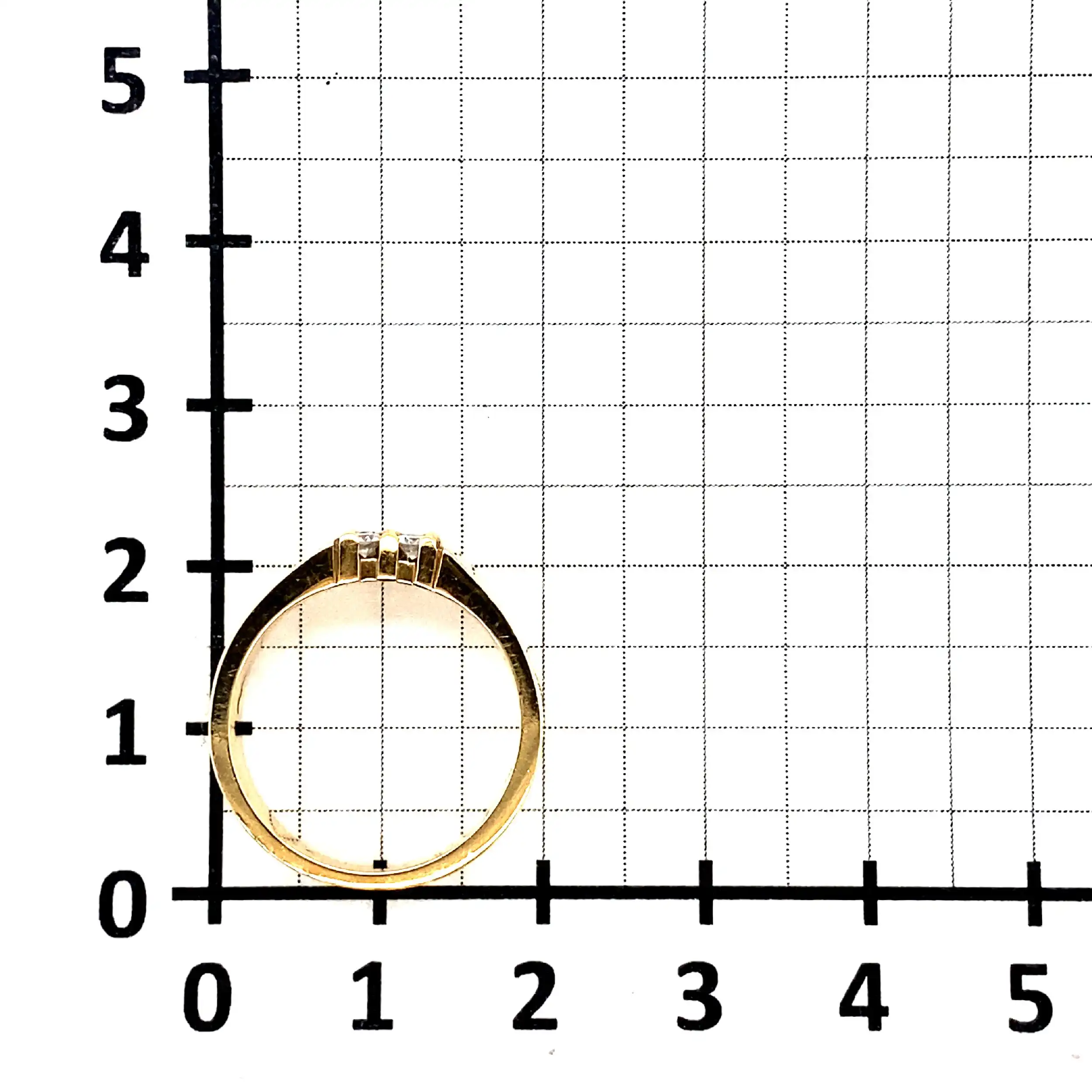 Ring Gekbgold mit Brillanten Ring Gekbgold mit Brillanten