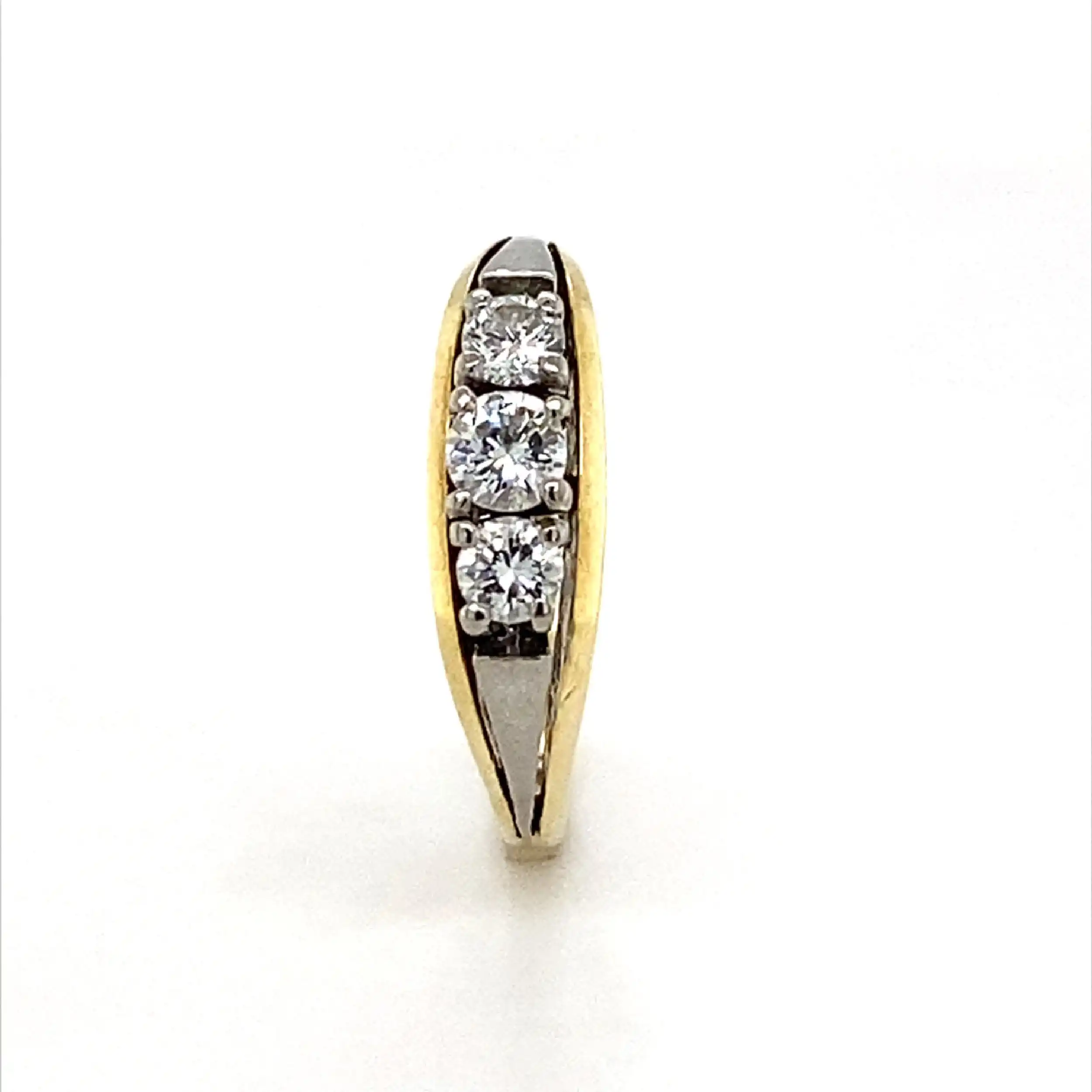 Ring Bicolor mit Brillanten Ring Bicolor mit Brillanten