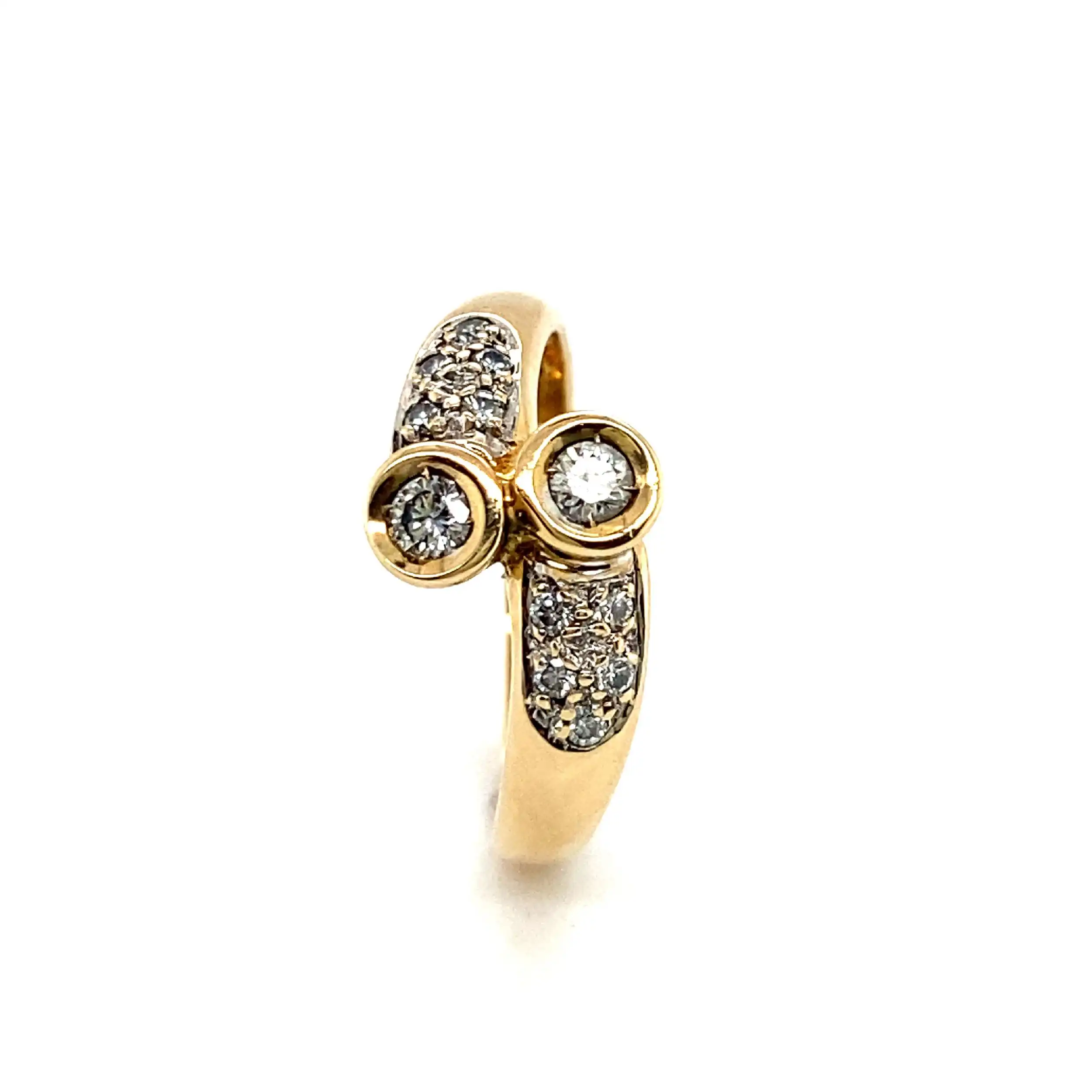 Ring Gelbgold mit Brillanten Ring Gelbgold mit Brillanten