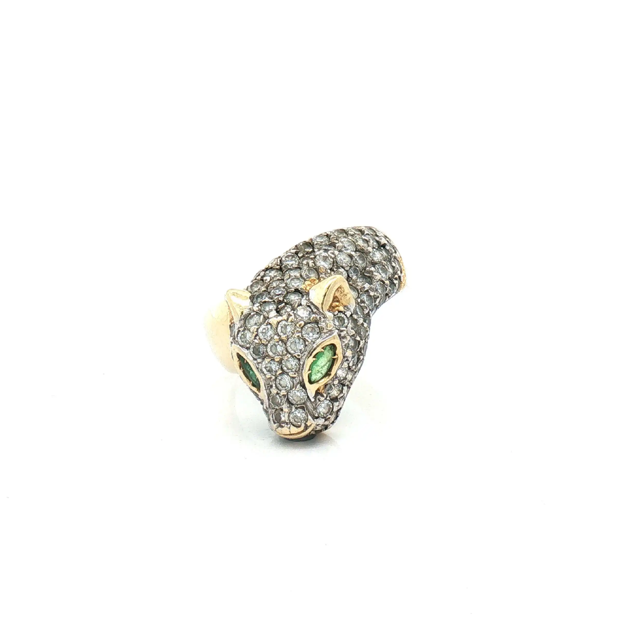 Ring Gelbgold Tiger mit Zirkonia Ring Gelbgold Tiger mit Zirkonia