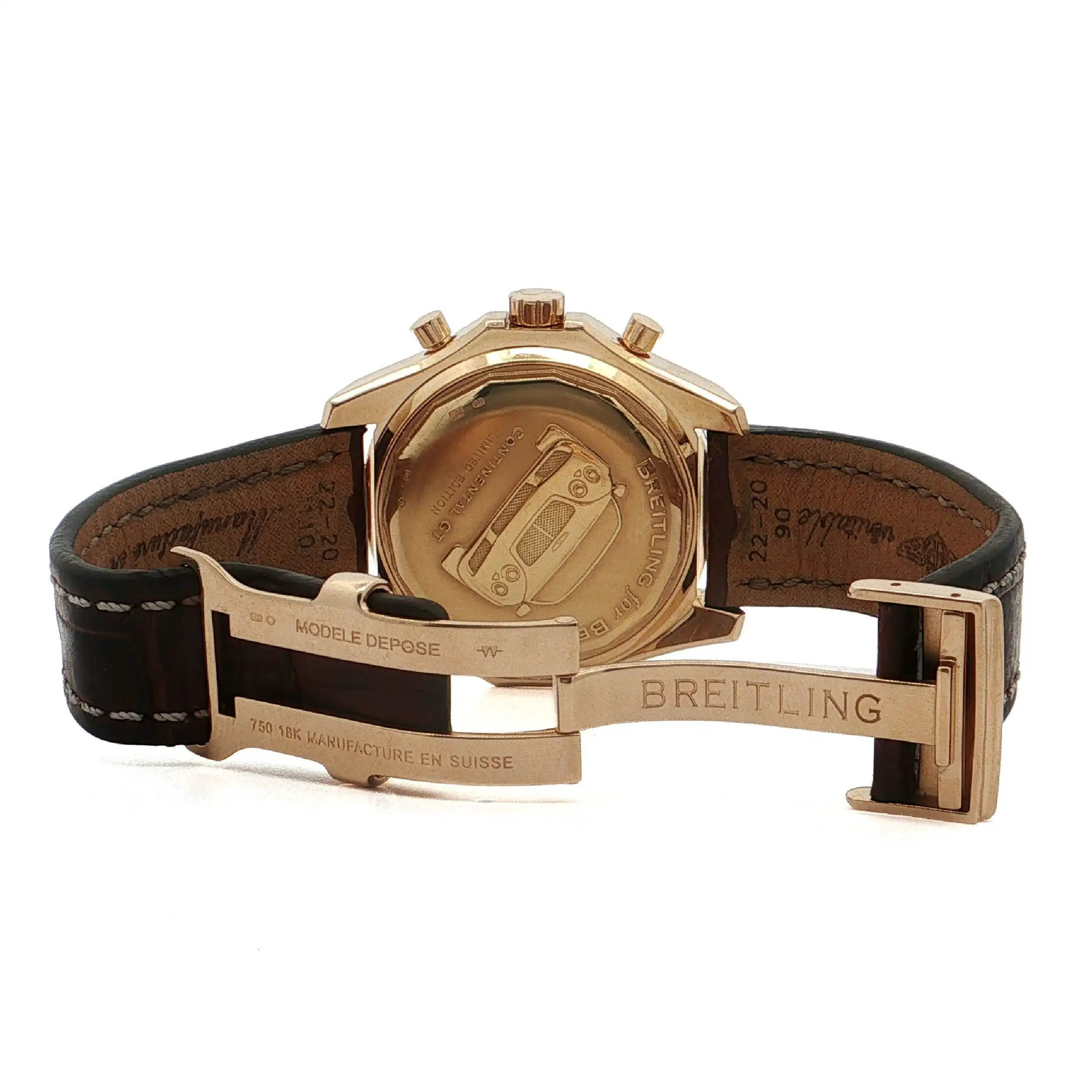 Herrenuhr Breitling for Bentley Ref. H13363 Gelbgold limitiert auf 500 Stk - Nr. 89 mit Papieren Herrenuhr Breitling for Bentley Ref. H13363 Gelbgold limitiert auf 500 Stk - Nr. 89 mit Papieren