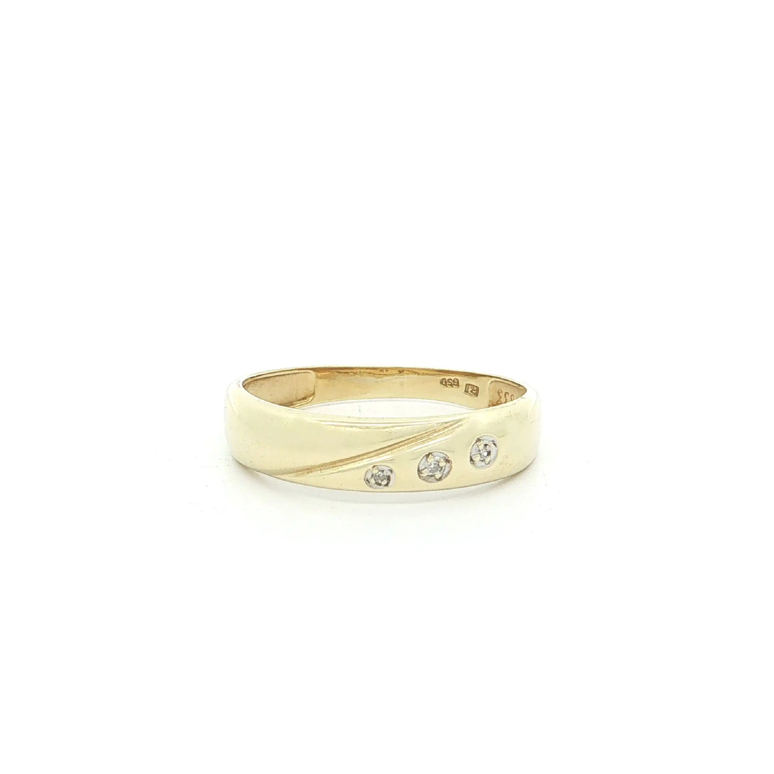 Ring Gelbgold mit Diamanten Ring Gelbgold mit Diamanten
