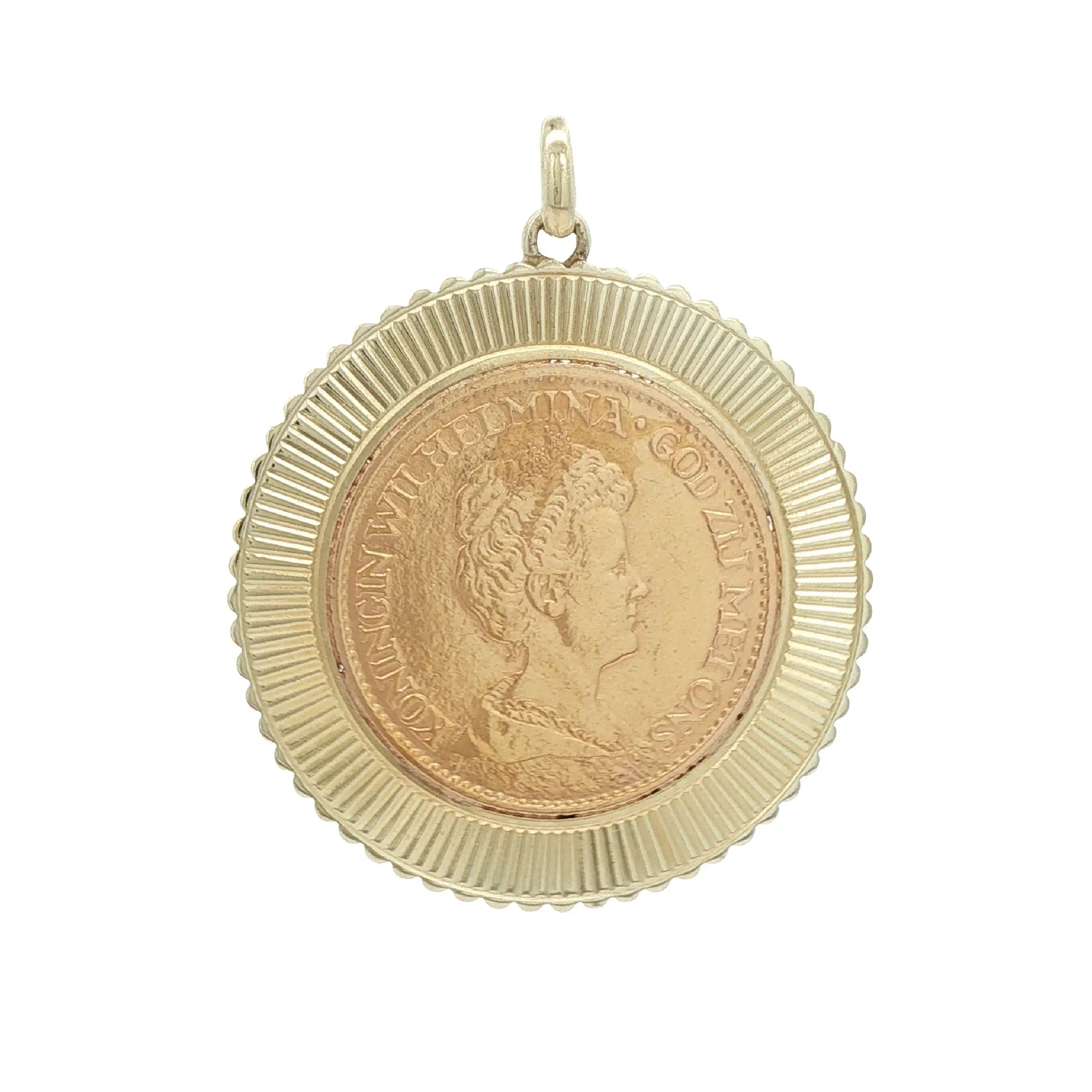 Anhänger Gelbgold mit 10 Gulden Münze