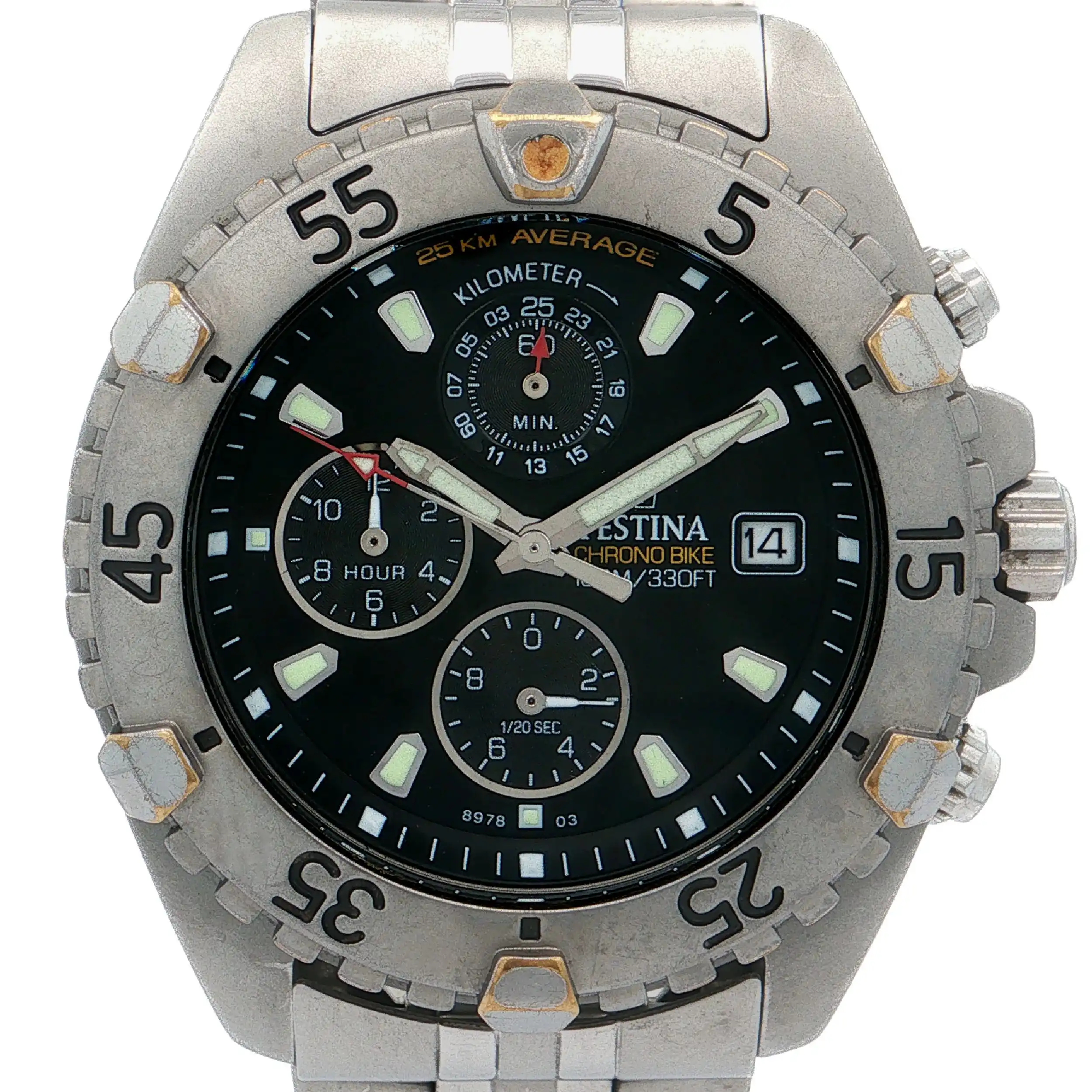 Herrenuhr Festina Chronograph Ref.8978 Stahl