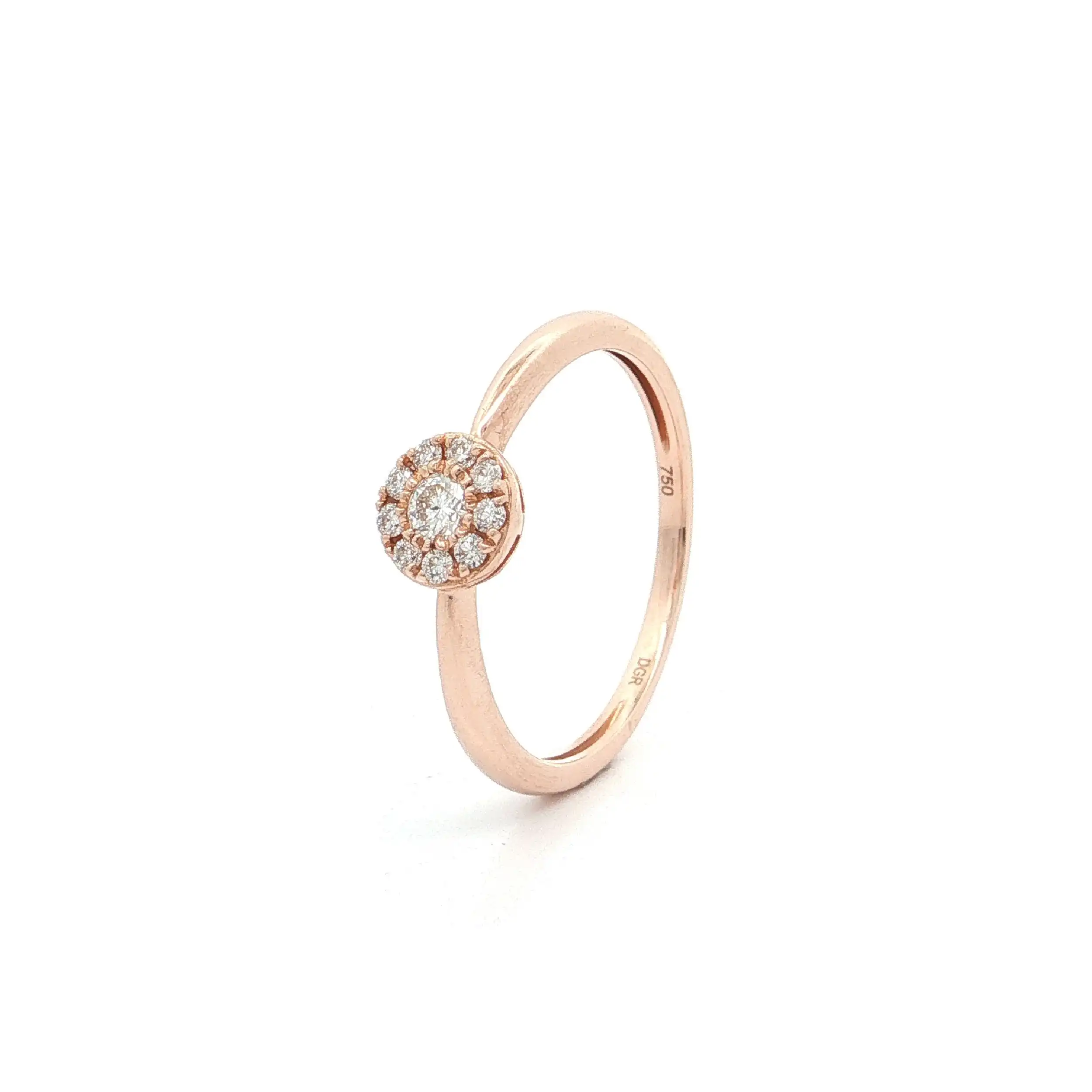 Ring Roségold mit Brillanten Ring Roségold mit Brillanten