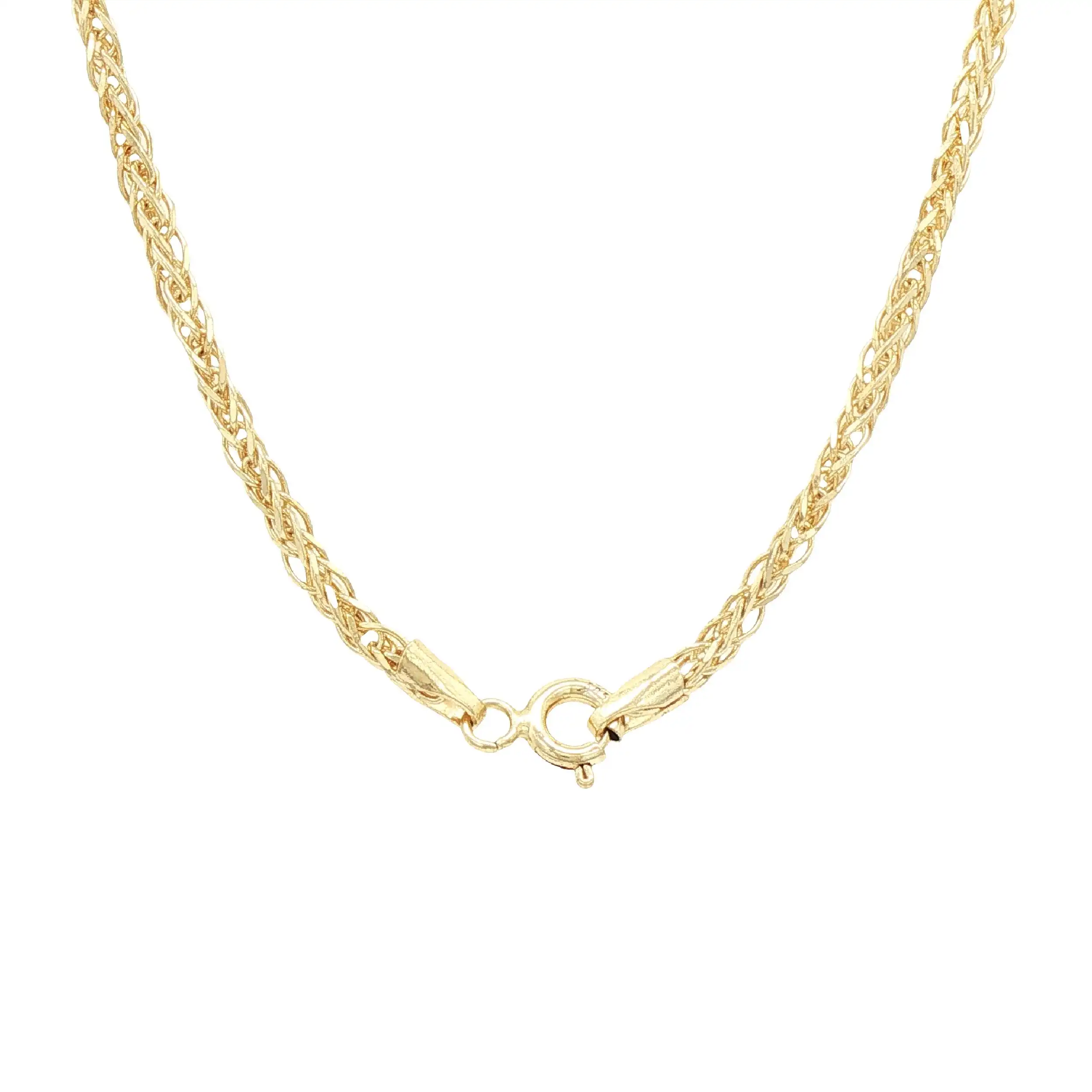 Zopfkette Gelbgold
