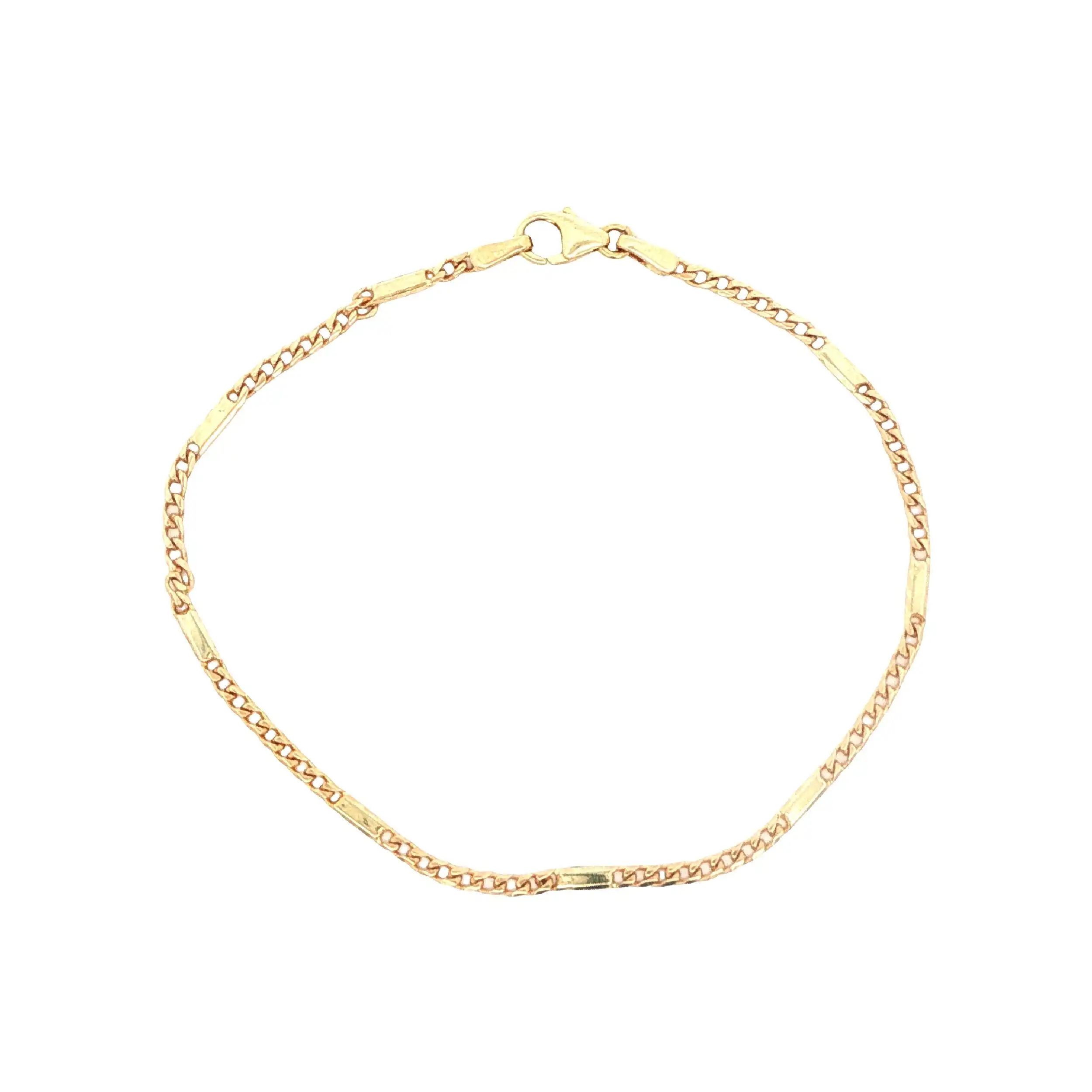 Panzerarmband Gelbgold