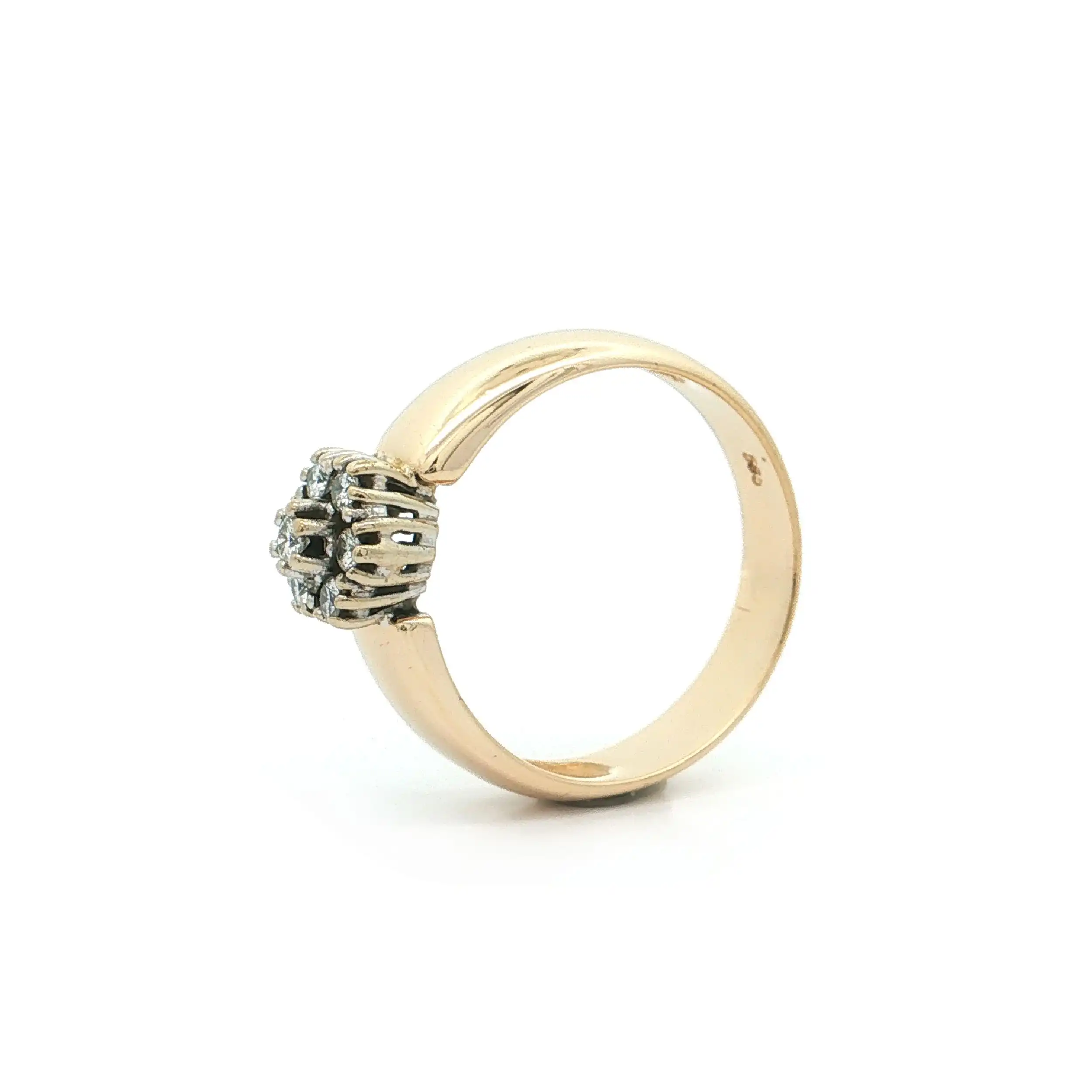 Ring Bicolor mit Brillanten Ring Bicolor mit Brillanten