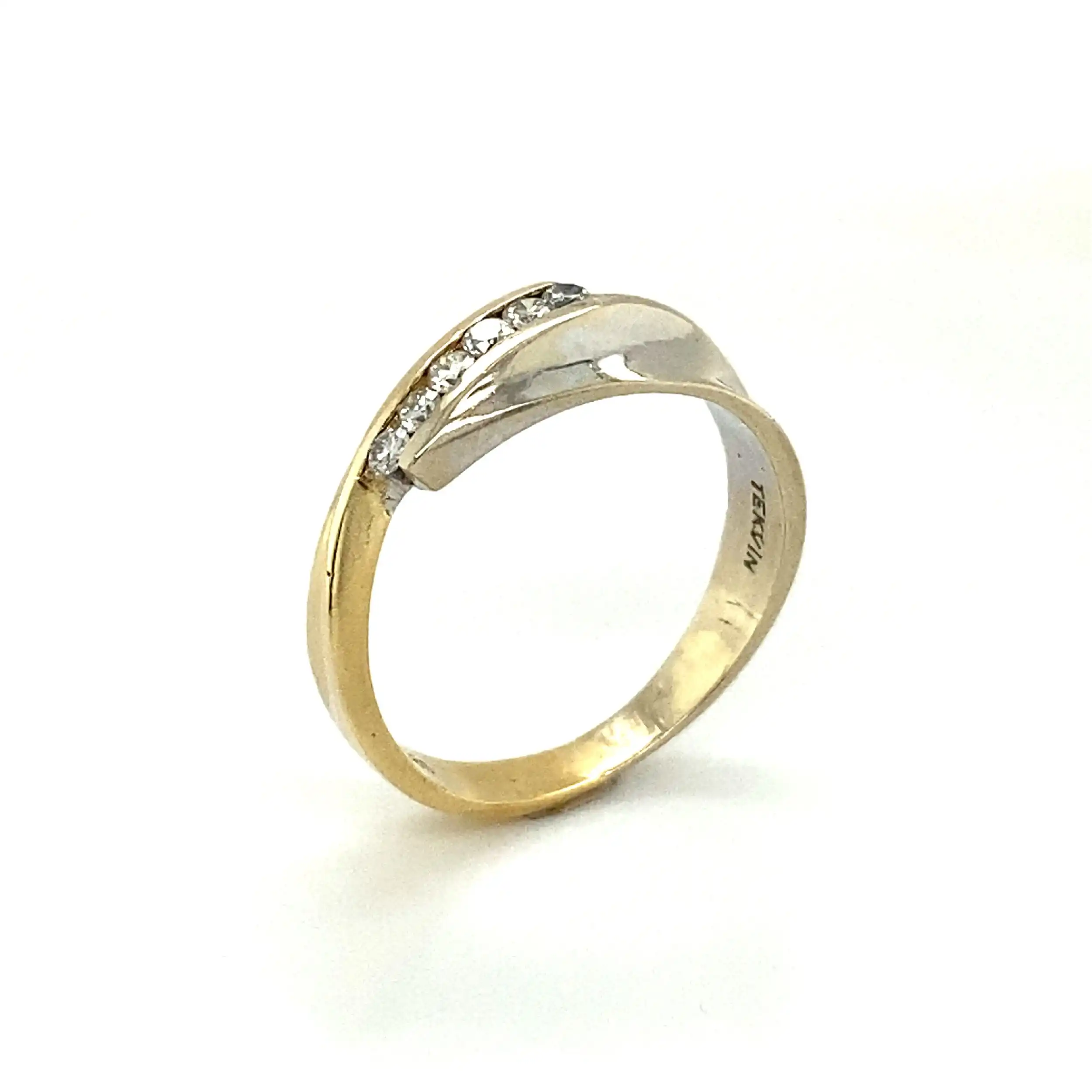 Ring Bicolor mit Brillanten Ring Bicolor mit Brillanten