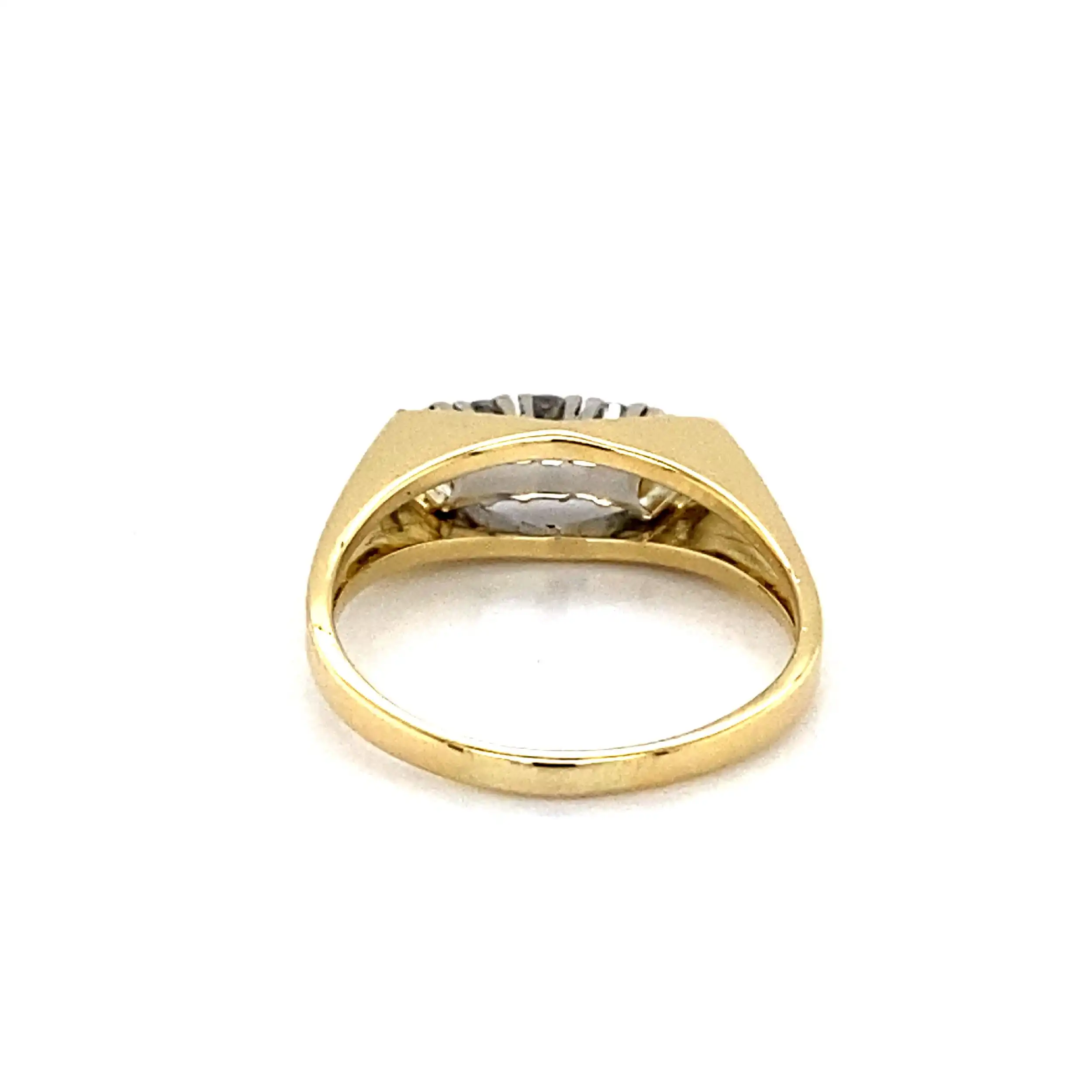 Ring Bicolor mit Diamanten Ring Bicolor mit Diamanten