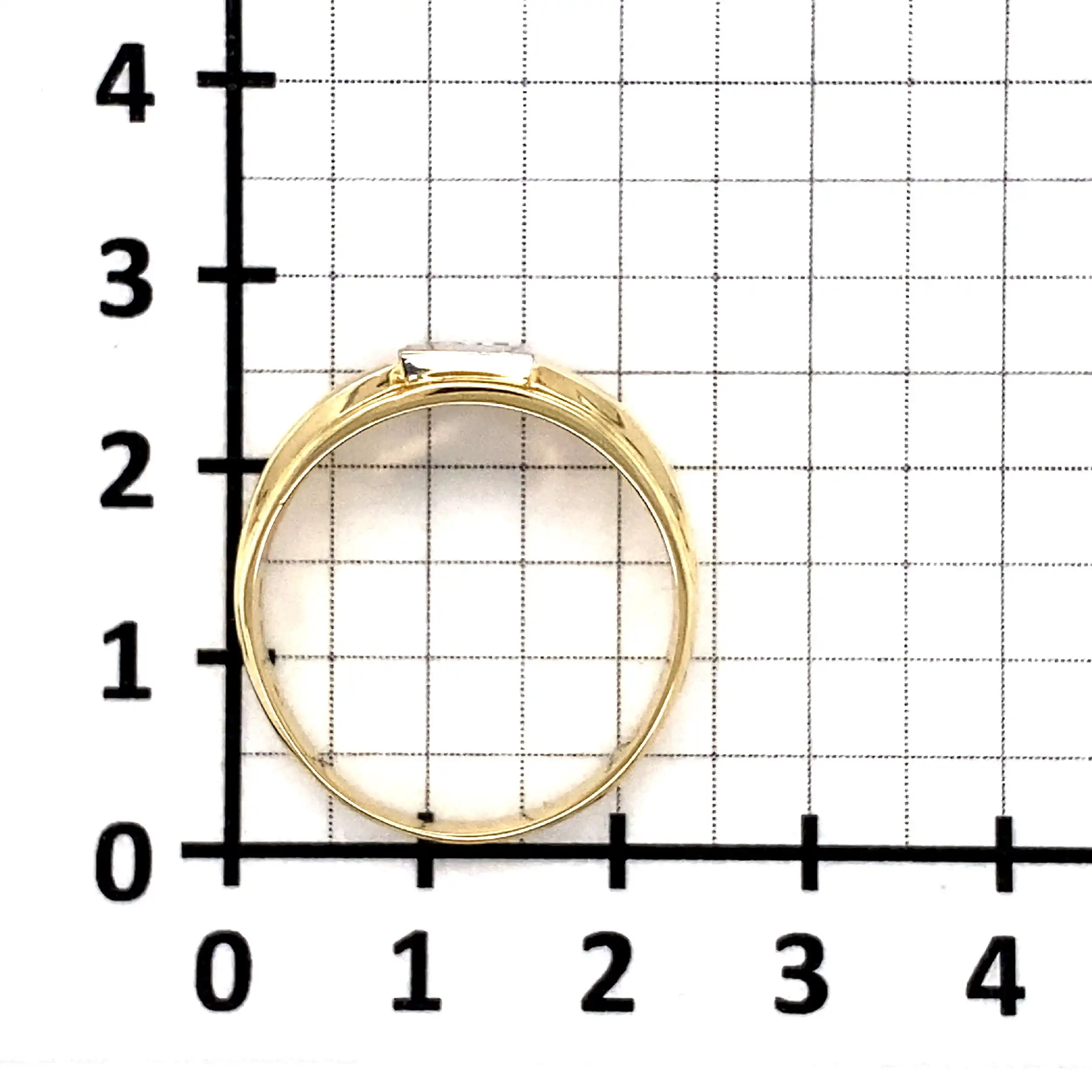 Ring Bicolor mit Brillant Ring Bicolor mit Brillant