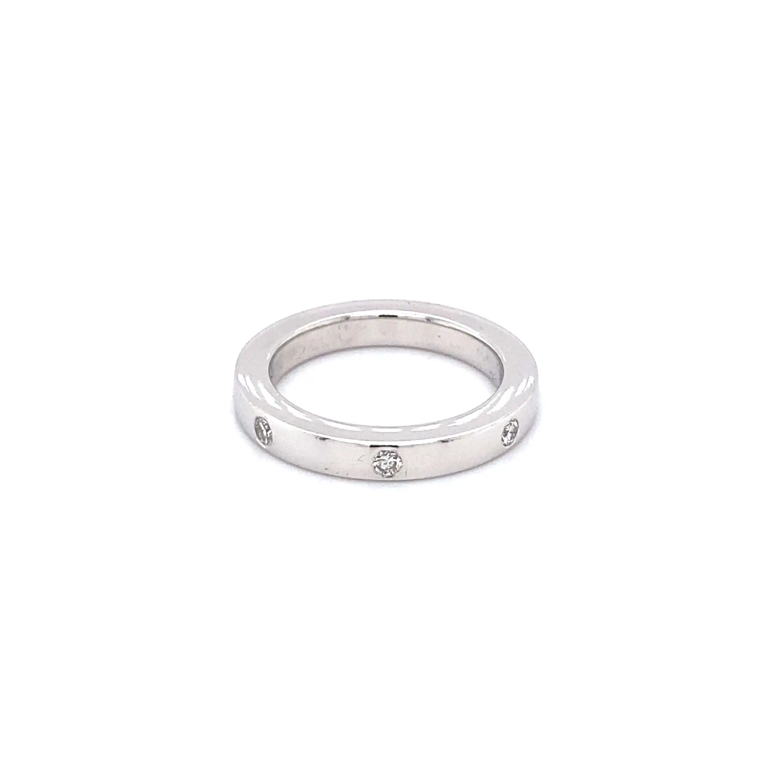 Ring Weißgold mit Brillanten Ring Weißgold mit Brillanten
