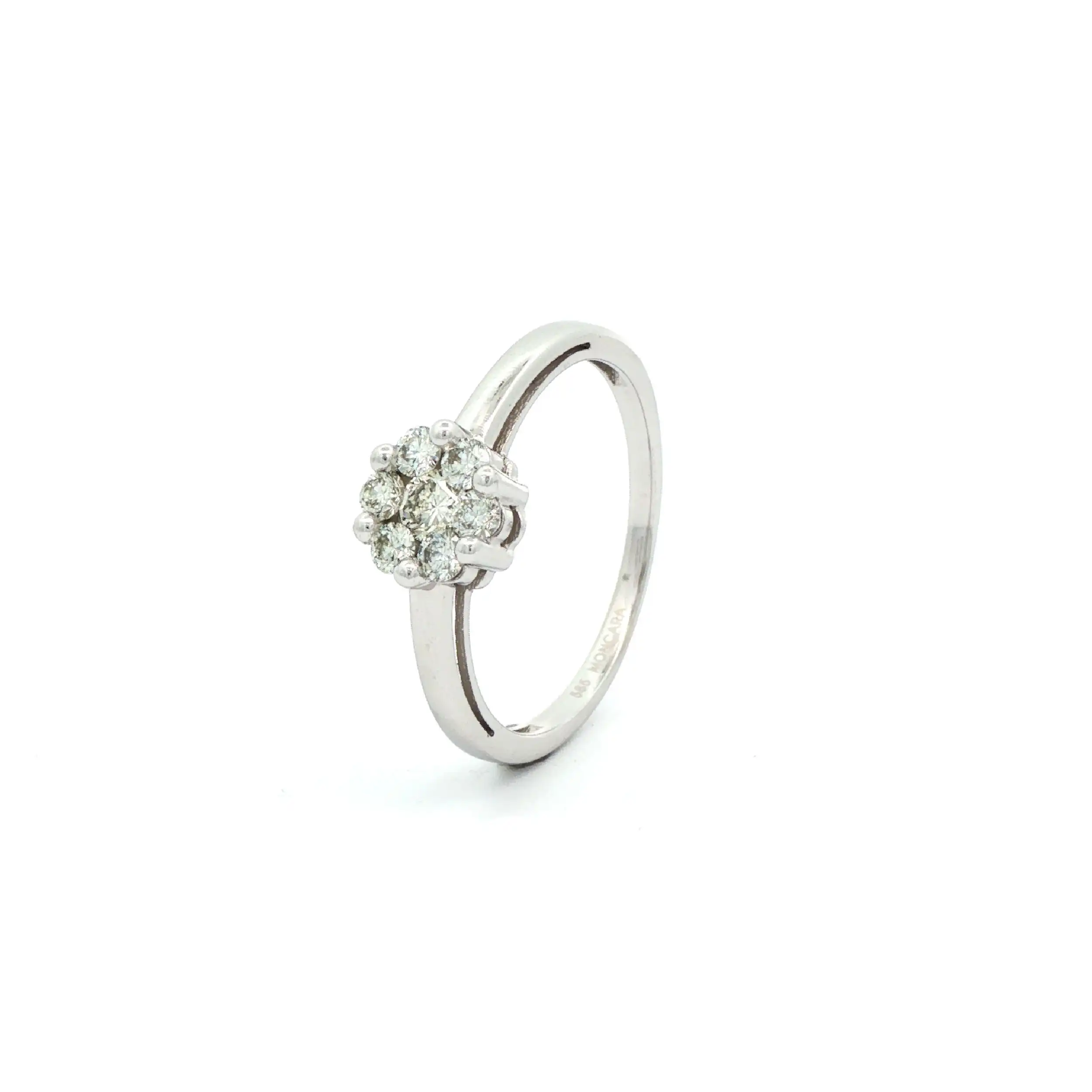 Ring Weißgold mit Brillanten von Moncara