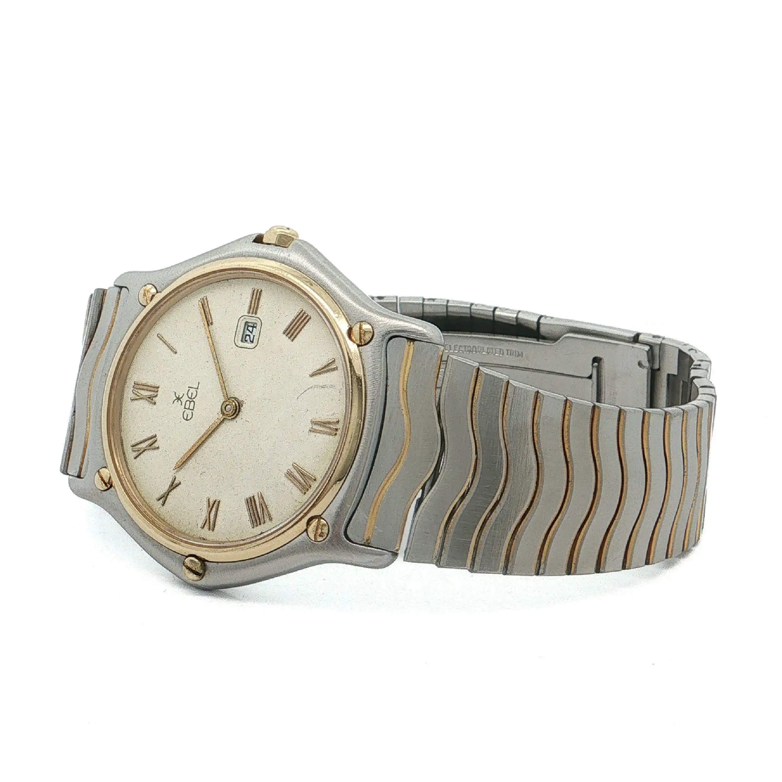 Herrenuhr Ebel Classic Wave Stahl/Gold Ref.184903