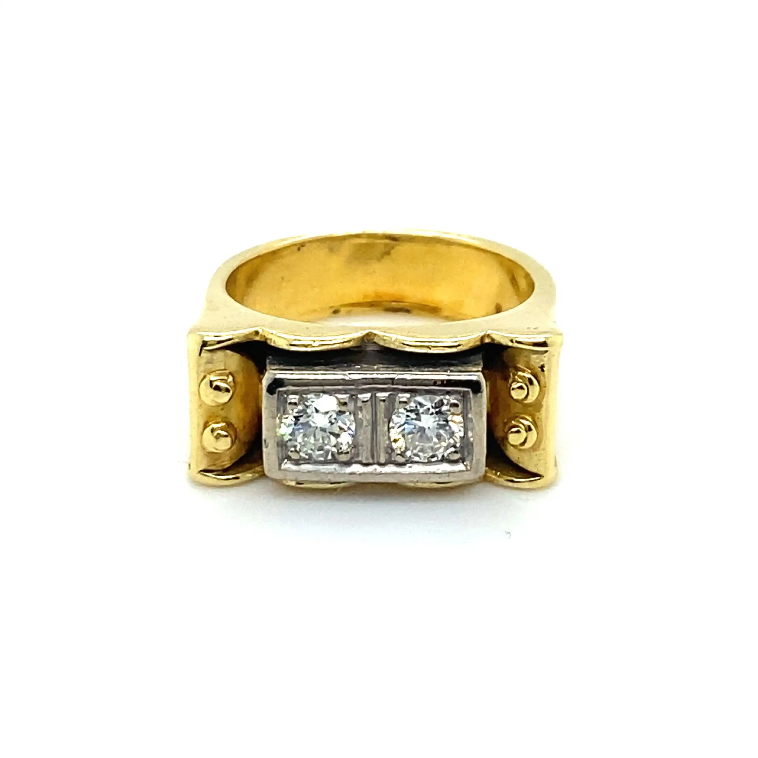 Ring Bicolor mit Brillanten Ring Bicolor mit Brillanten