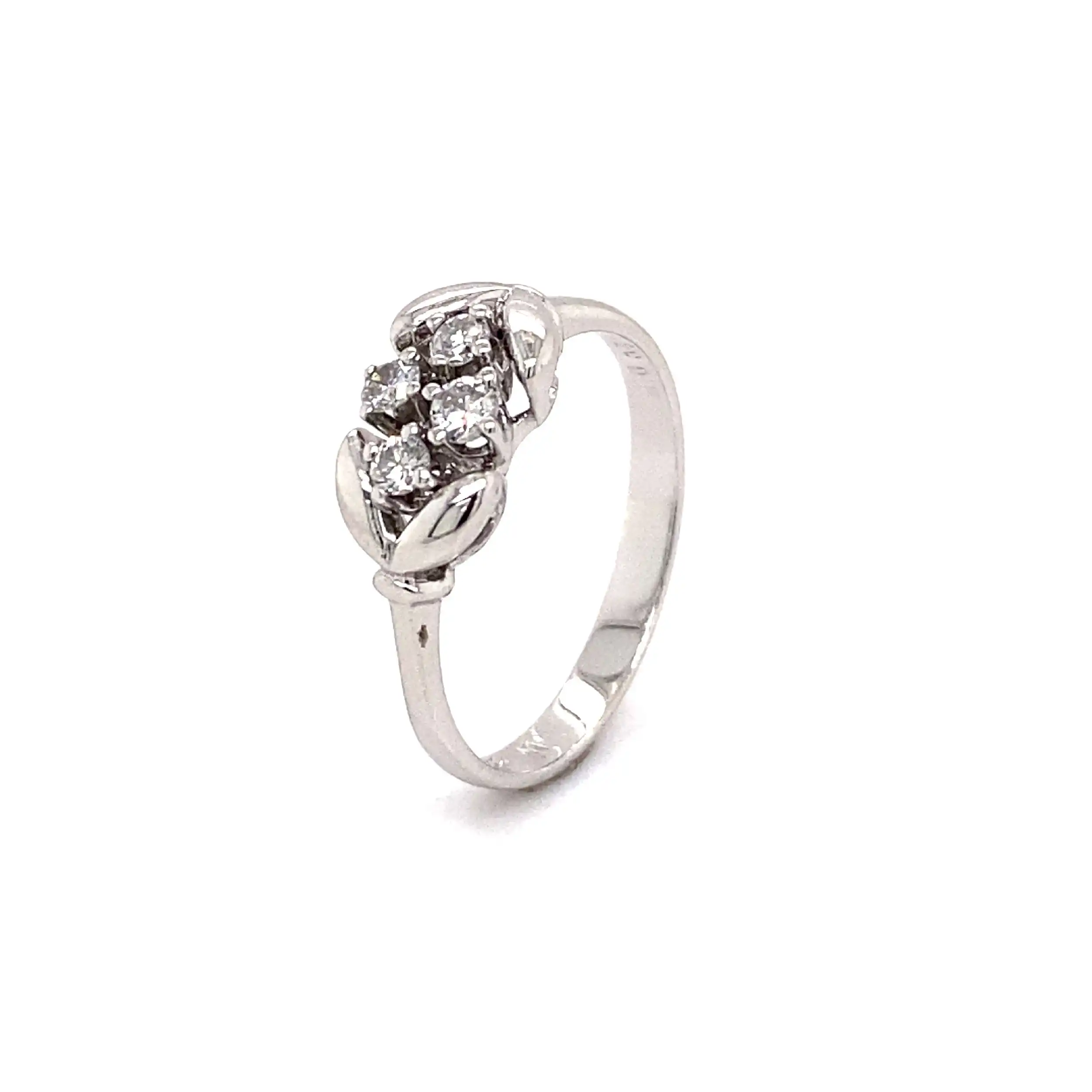 Ring Weißgold mit Brillanten Ring Weißgold mit Brillanten