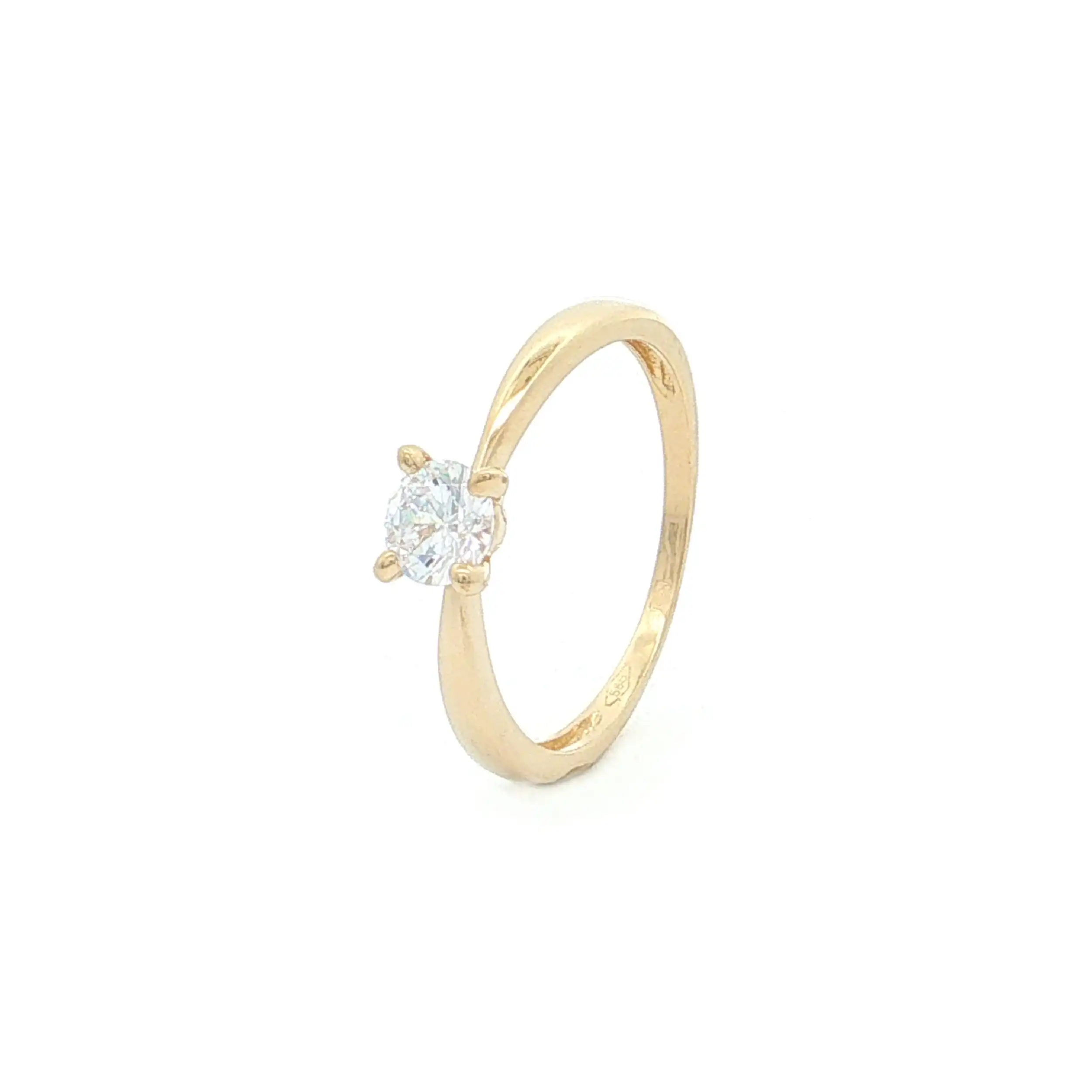 Ring Gelbgold mit Zirkonia