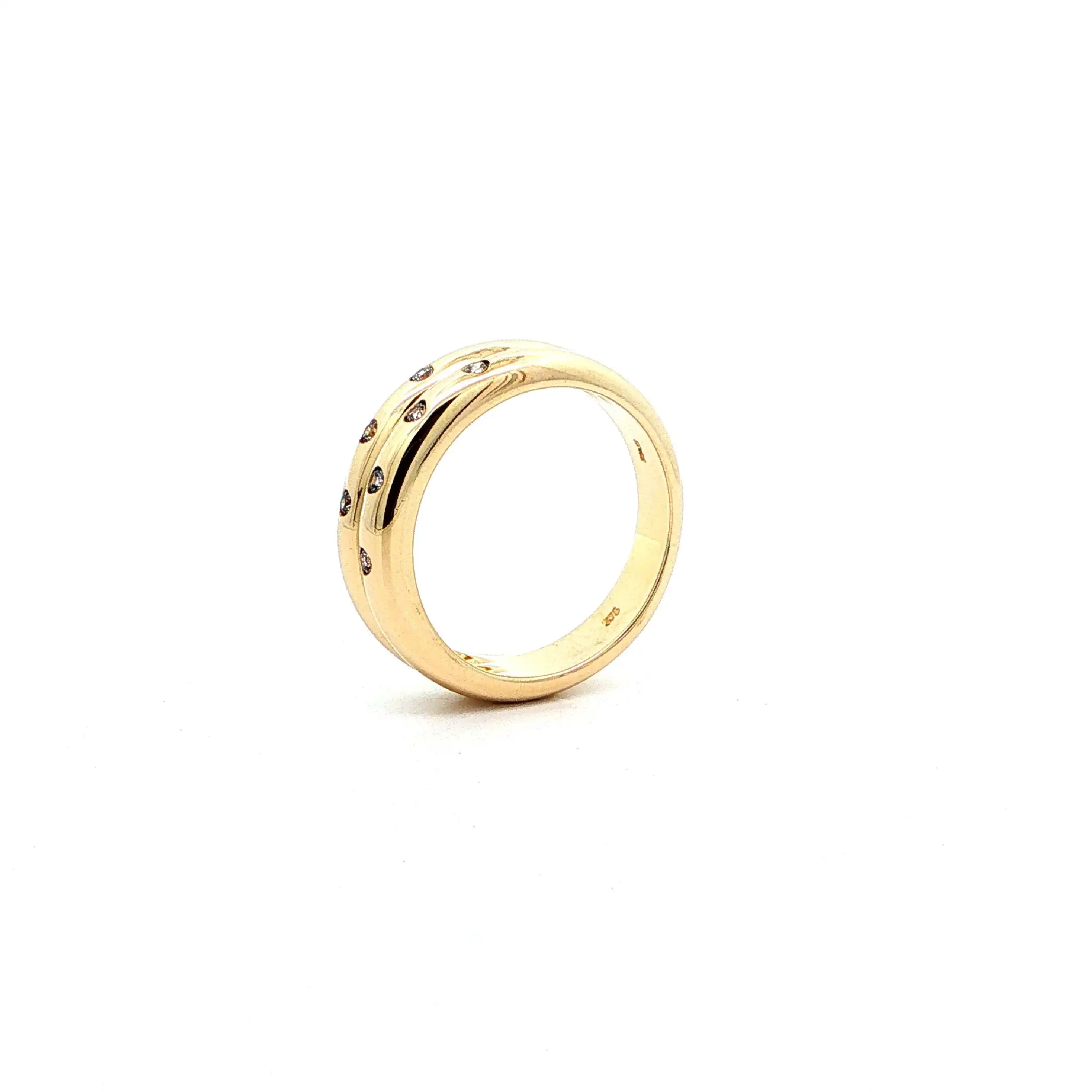 Ring Gelbgold mit Zirkonia Ring Gelbgold mit Zirkonia
