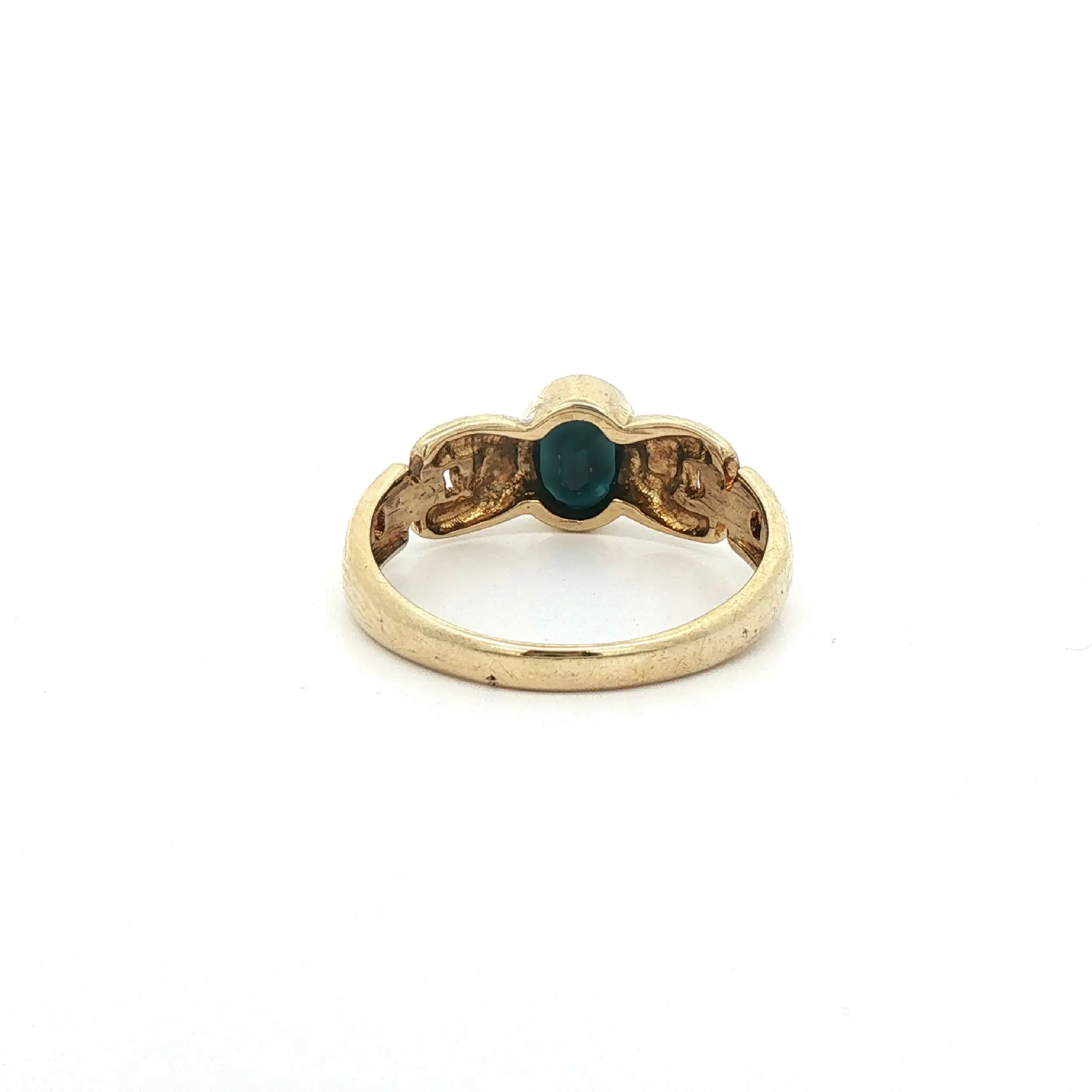 RIng Gelbgold mit blauen Stein RIng Gelbgold mit blauen Stein