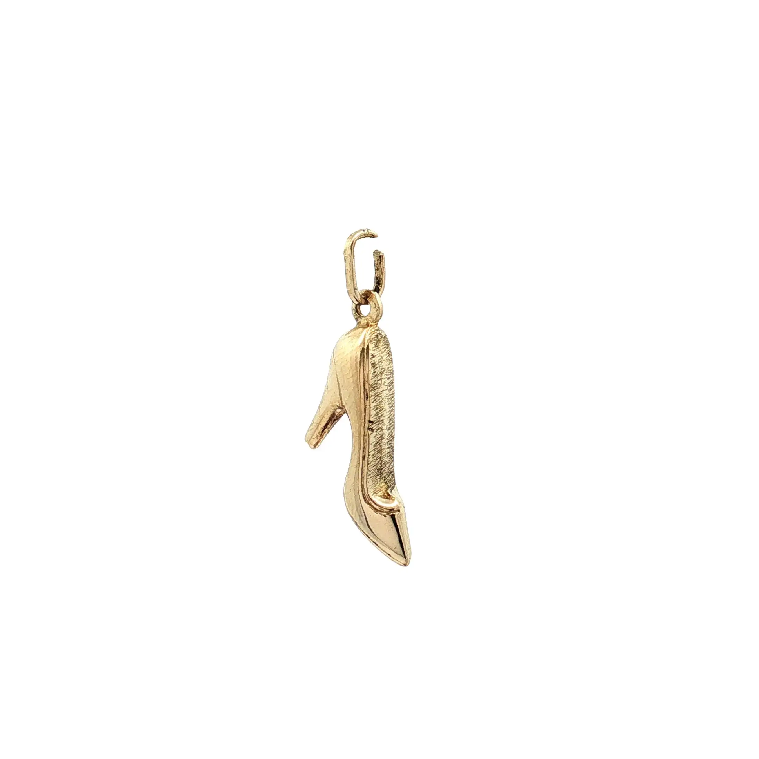 Anhänger High Heel Gelbgold