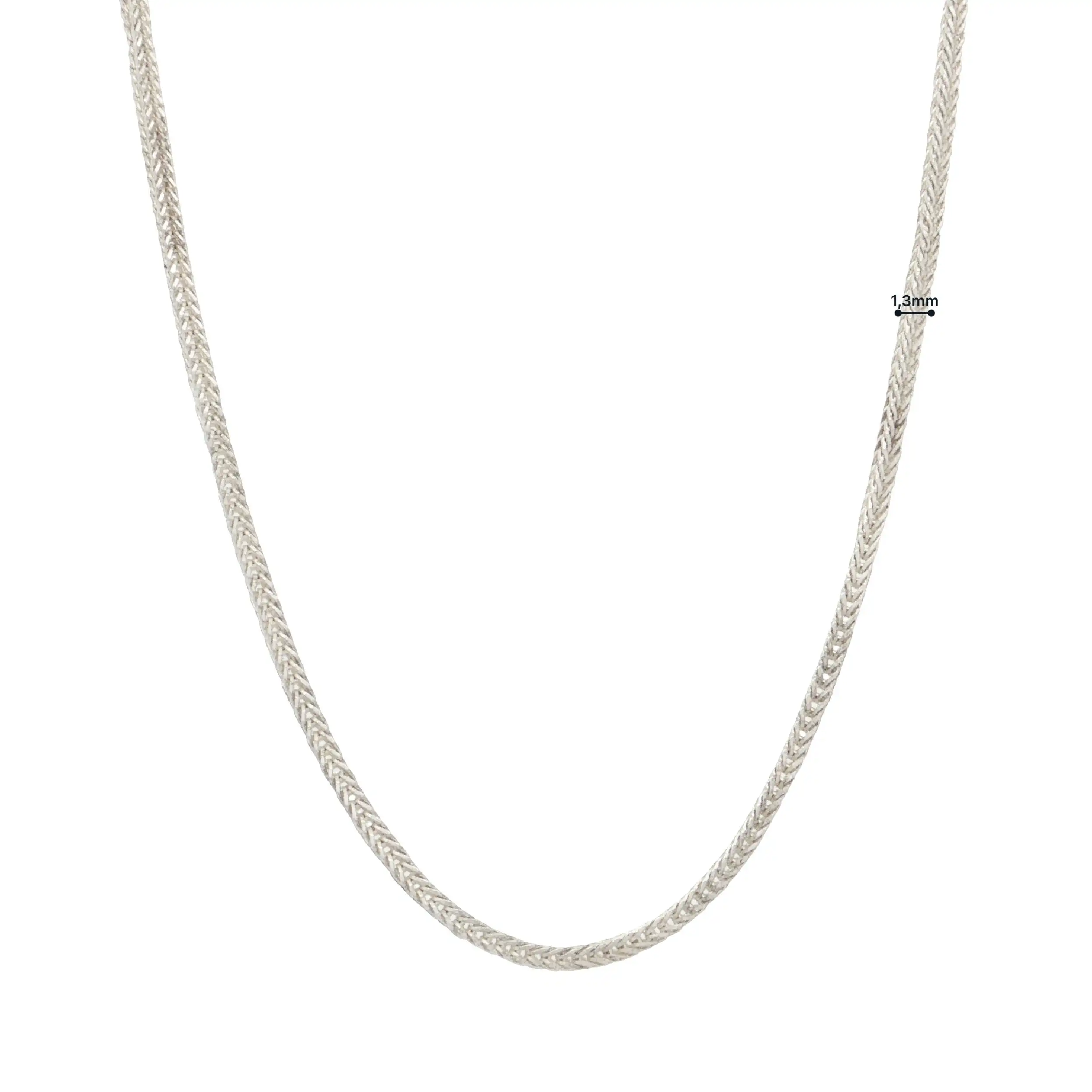 Zopfkette Silber