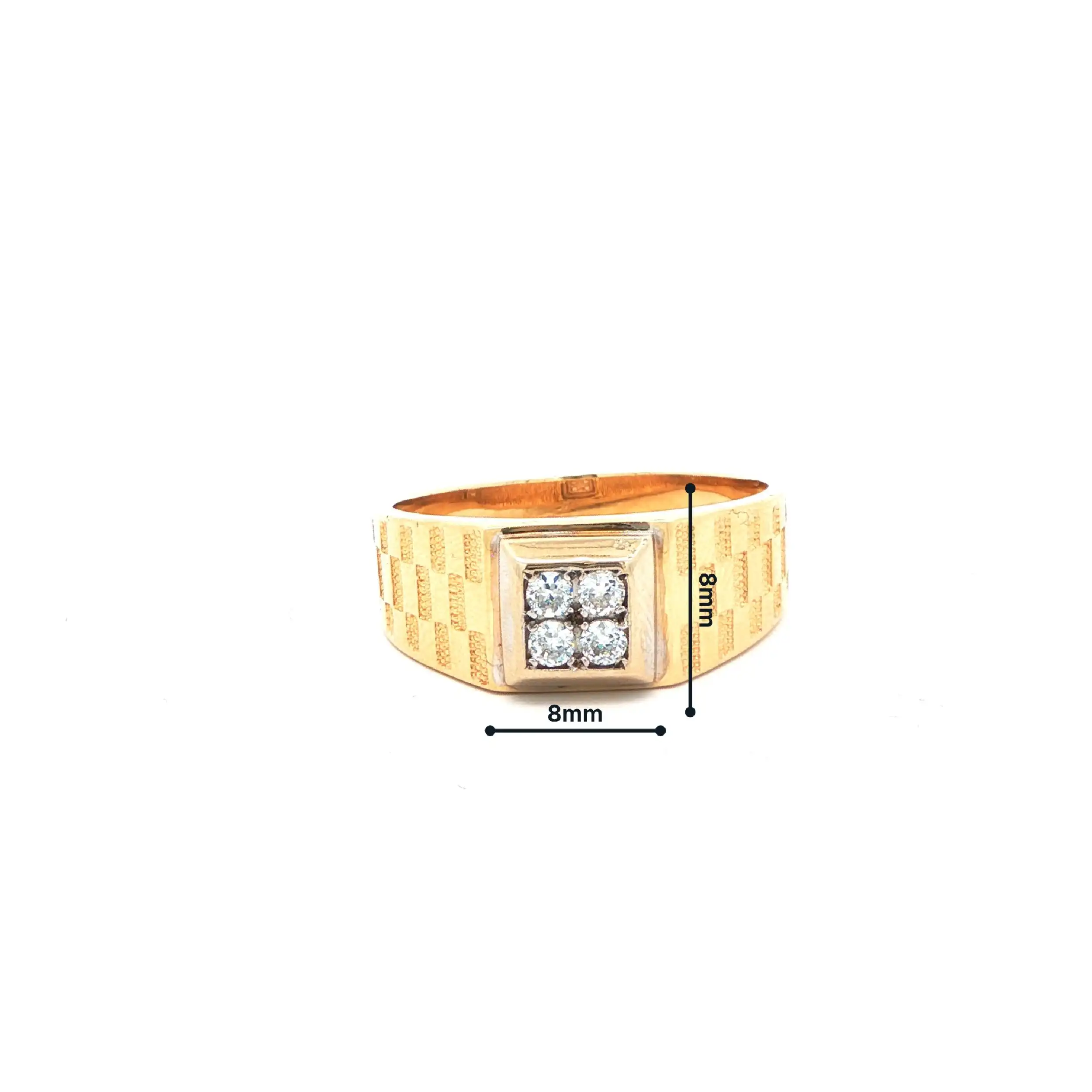 Ring Bicolor mit Zirkonia