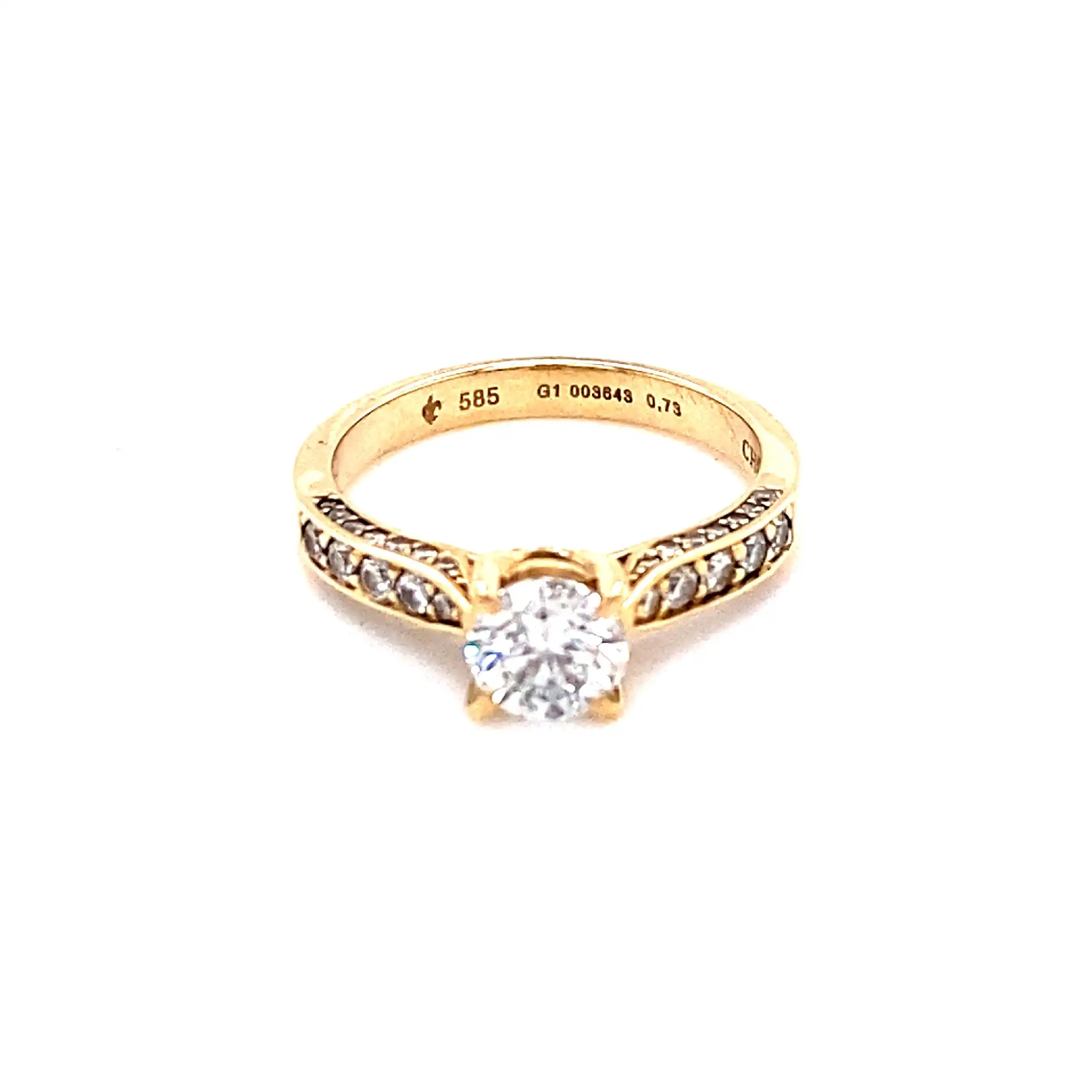 Ring Gelbgold Christ mit Brillanten Ring Gelbgold Christ mit Brillanten