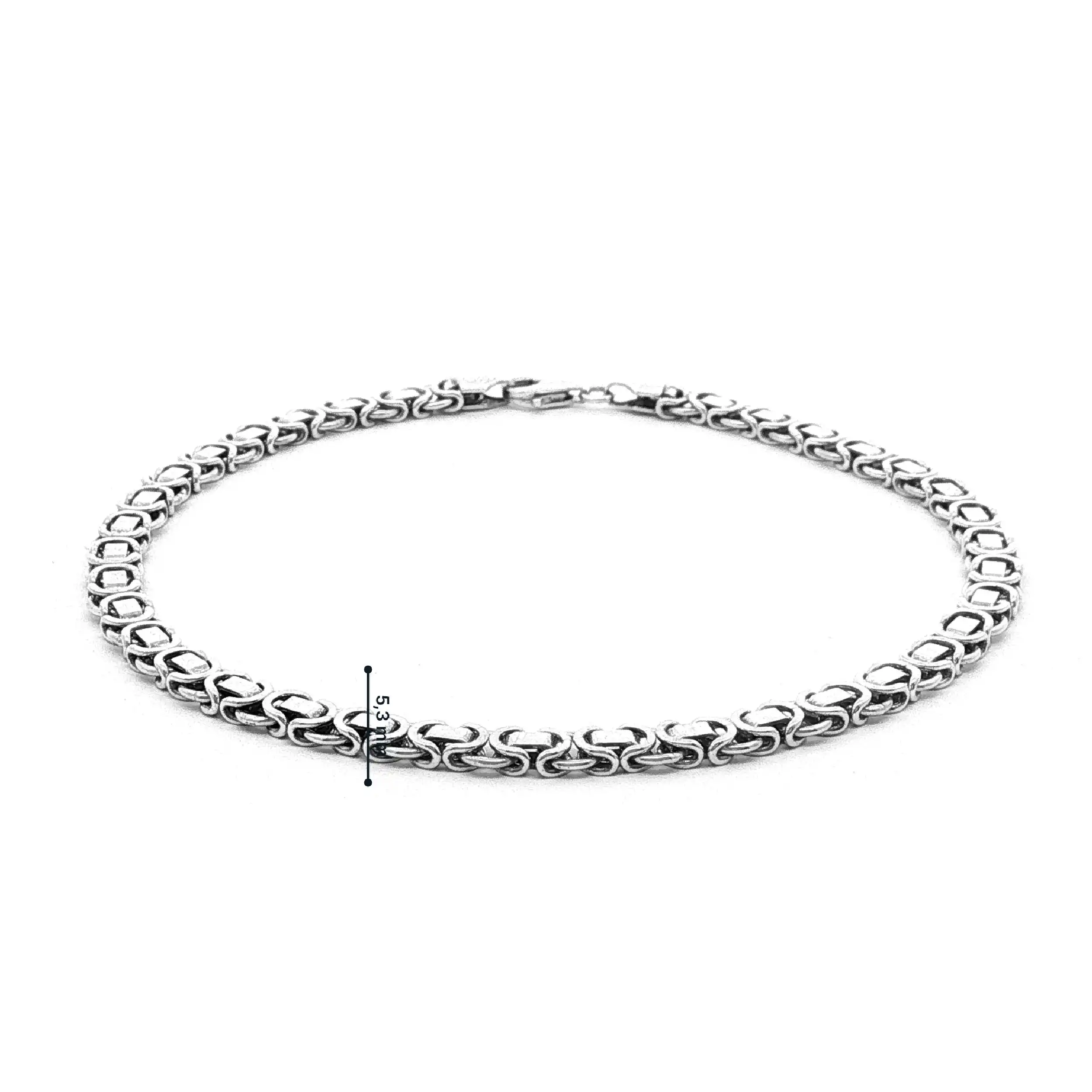 Königskettenarmband Silber flach Königskettenarmband Silber flach