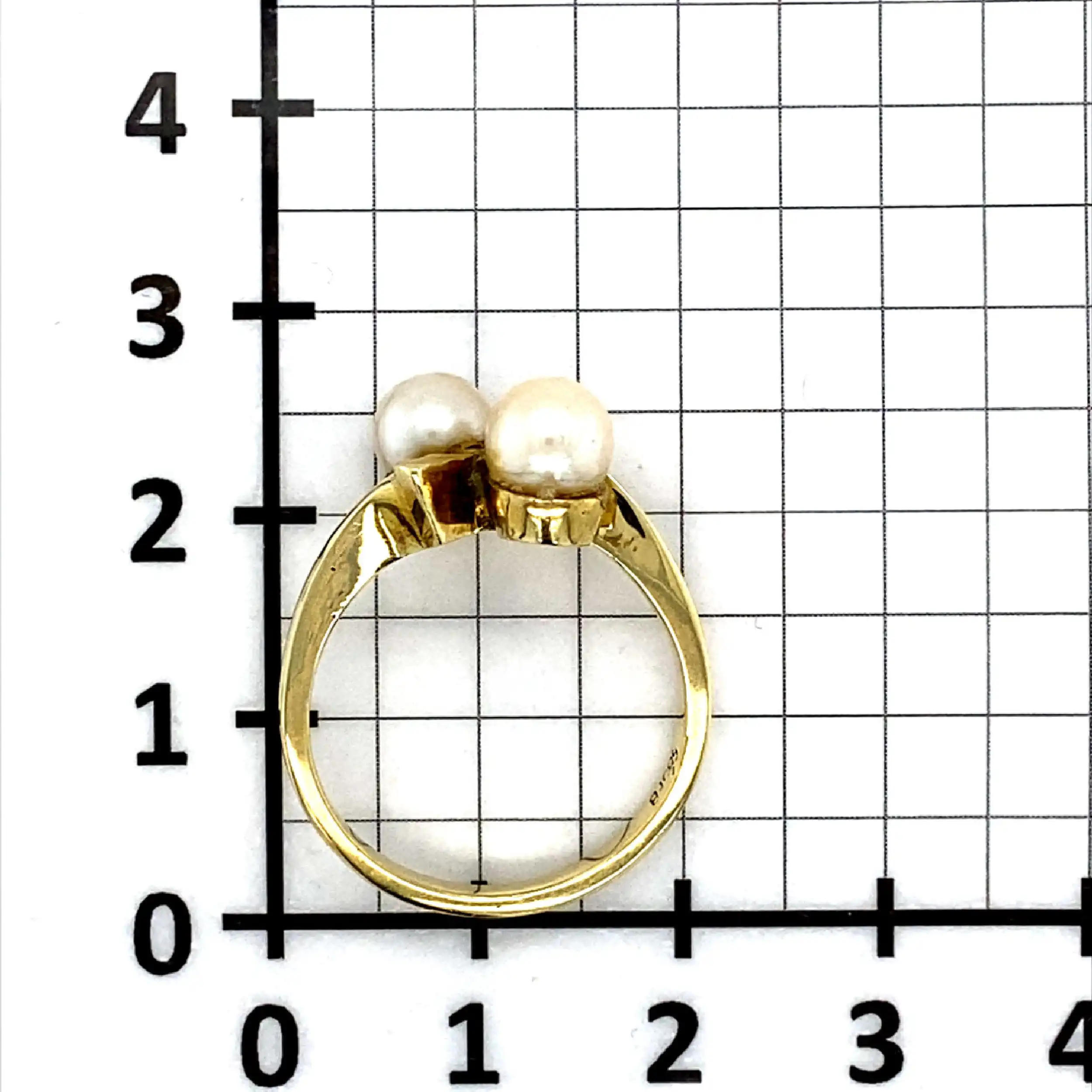 Ring Gelbgold mit Perlen Ring Gelbgold mit Perlen