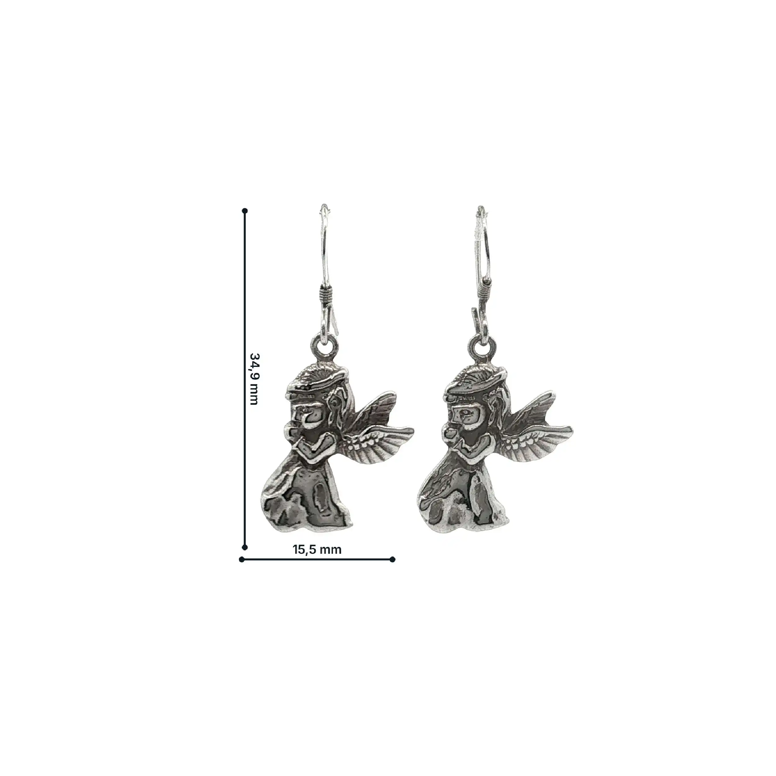 Ohrringe Silber Engel Ohrringe Silber Engel
