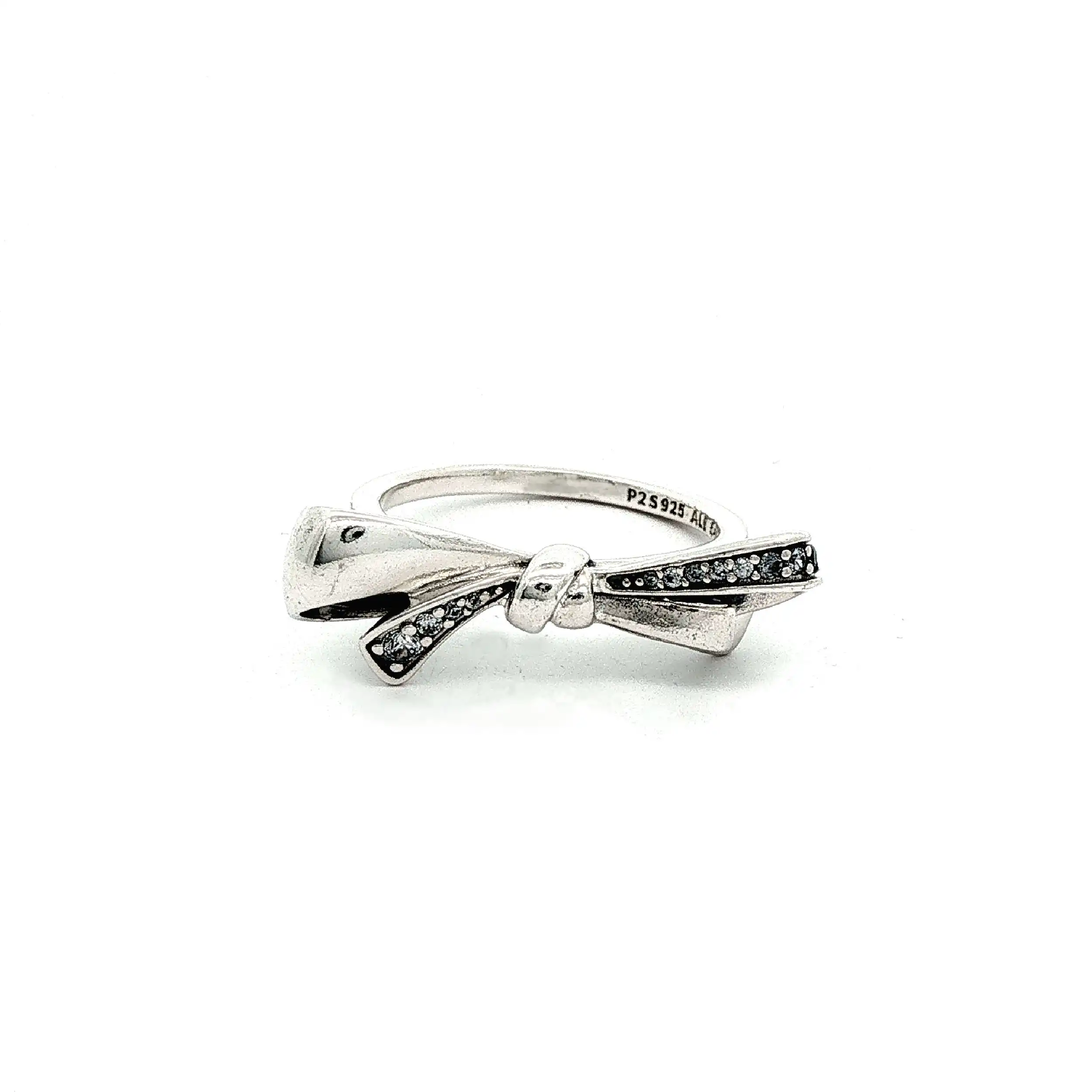 Ring Silber mit Schleife und Zirkonia von Pandora Ring Silber mit Schleife und Zirkonia von Pandora