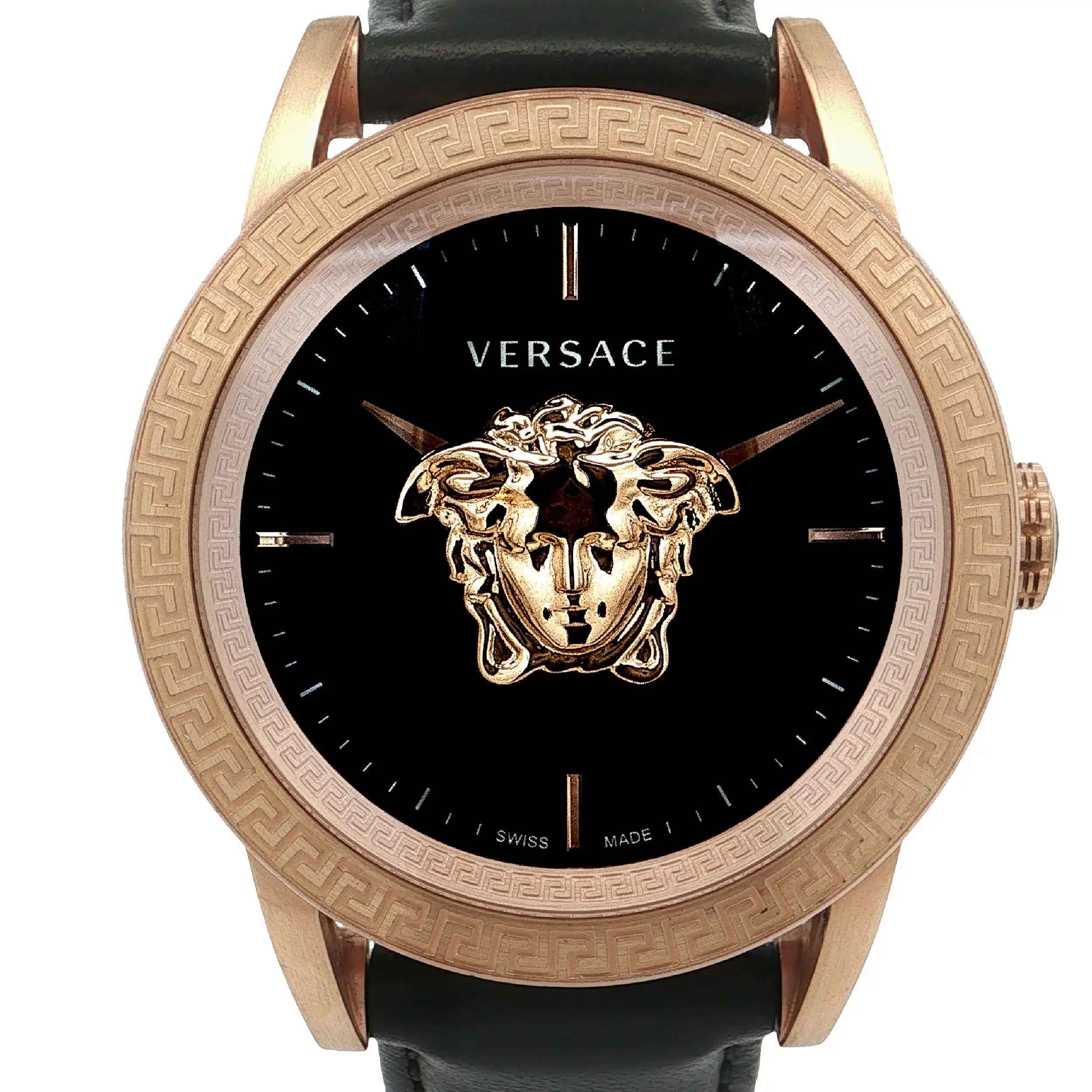 Herrenuhr Versace 43mm vergoldet verd01420 mit Box und Papieren