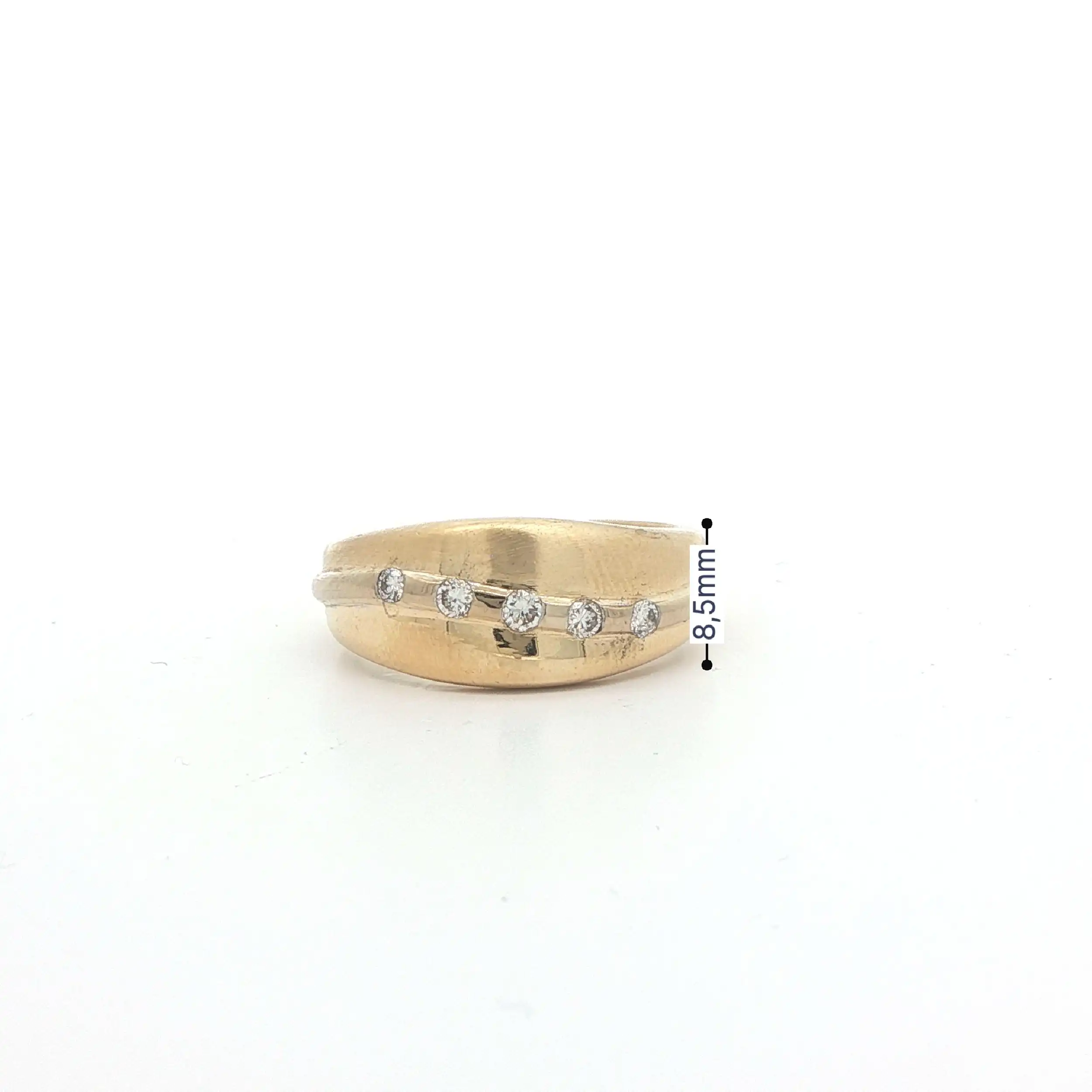 Ring Gelbgold mit Brillanten Ring Gelbgold mit Brillanten