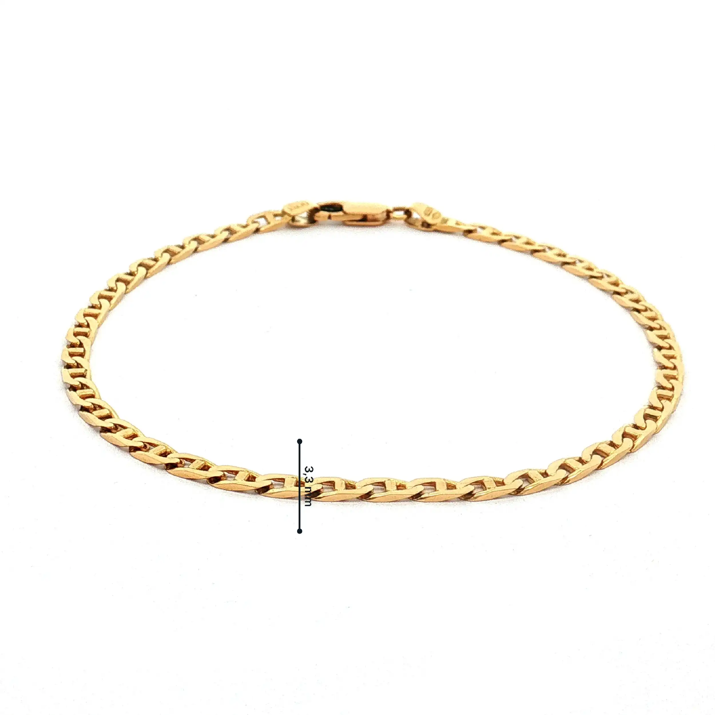 Panzerarmband Gelbgold