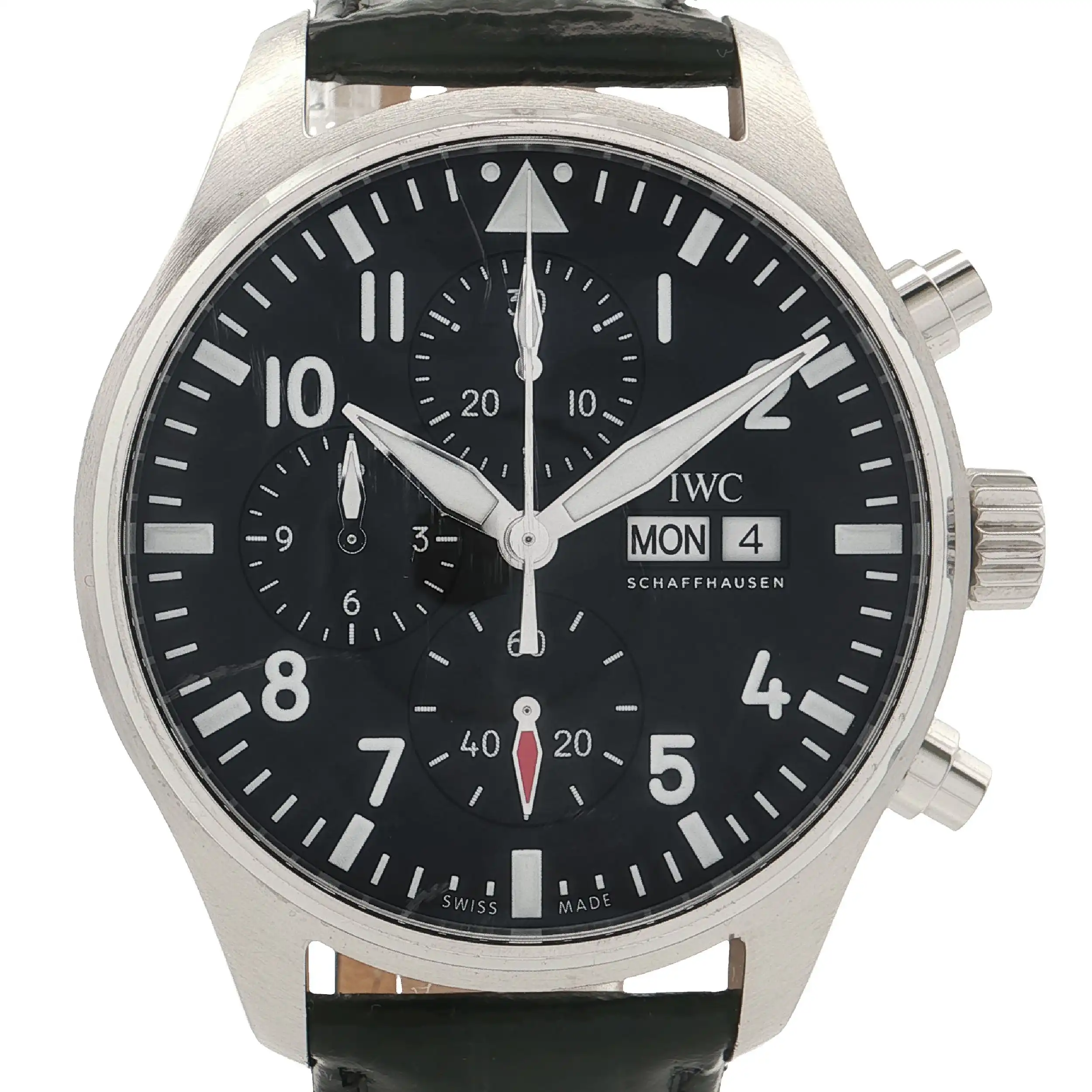 Herrenuhr IWC IW378001 Fliegerchronograph mit Box und Papieren und Chrono Kaufzertifikat Herrenuhr IWC IW378001 Fliegerchronograph mit Box und Papieren und Chrono Kaufzertifikat