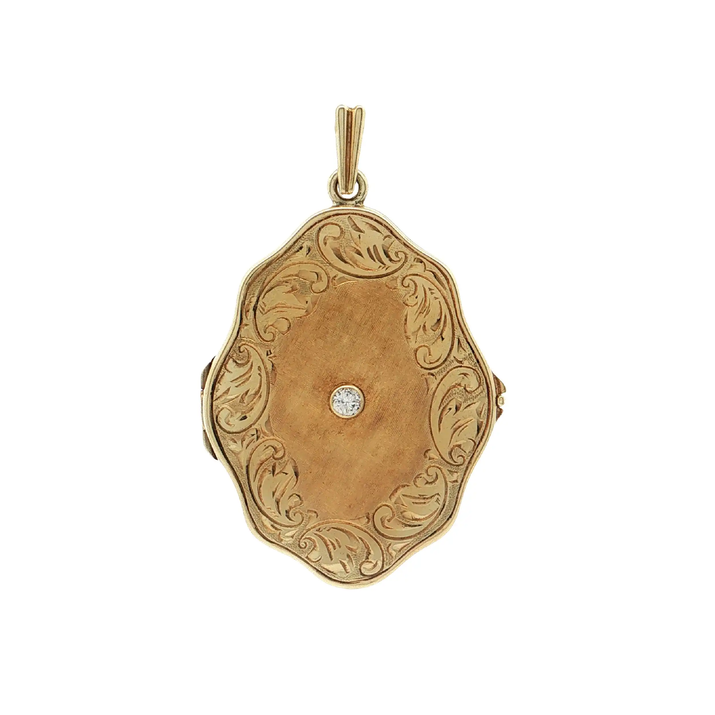 Medaillon Gelbgold mit Brillant