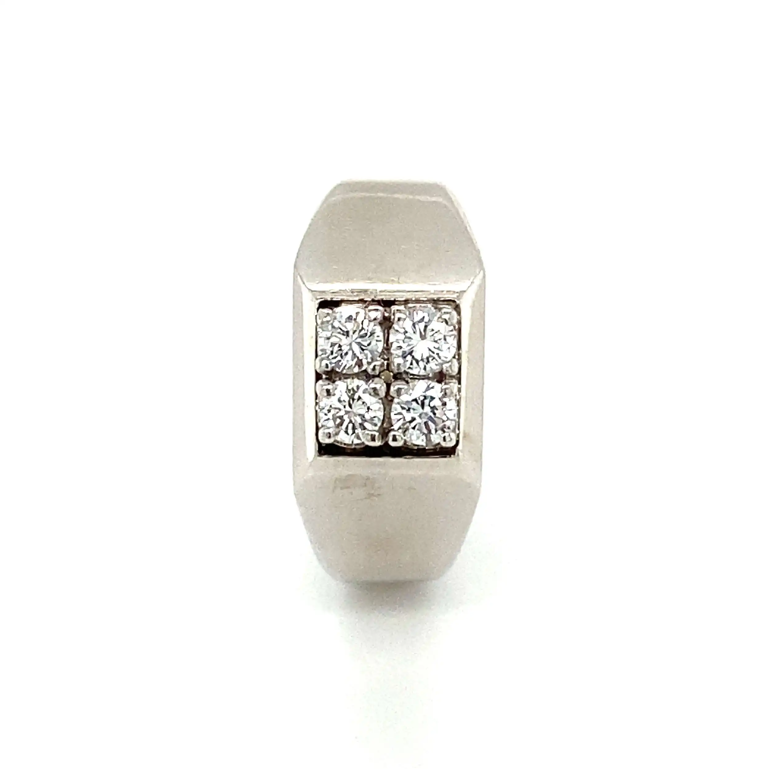 Ring Weißgold mit Brillanten Ring Weißgold mit Brillanten